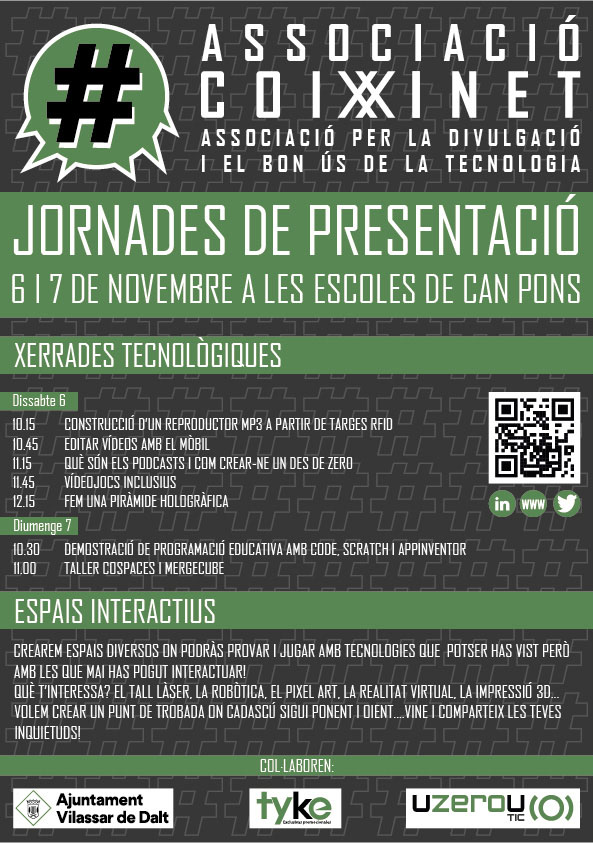 Associaci&oacute; Coixinet. Jornades de presentaci&oacute;