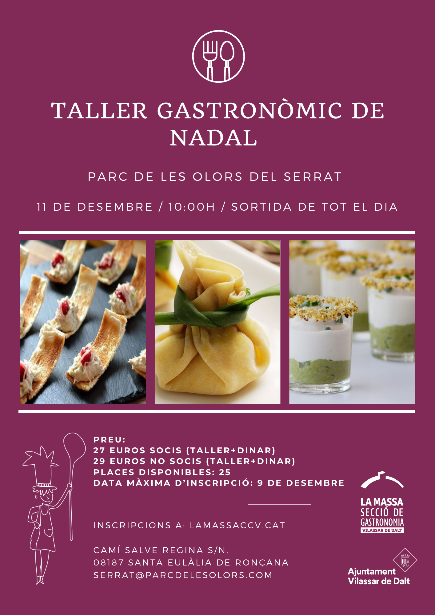 Taller gastron&ograve;mic de Nadal