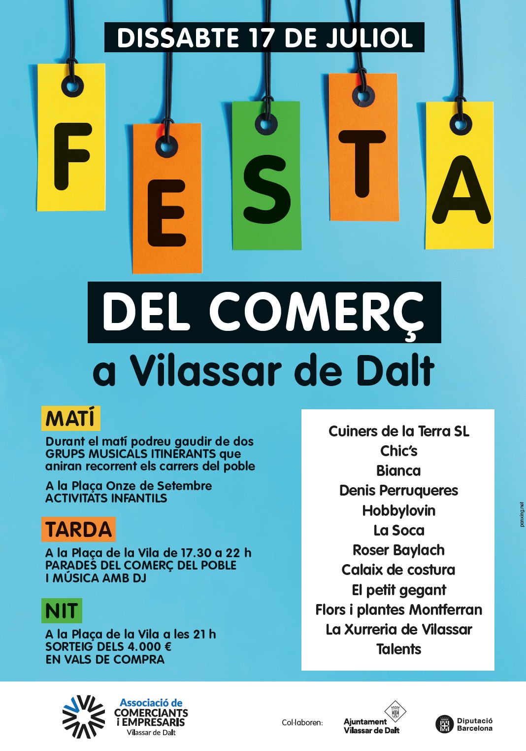 Vetlles 2021: Festa del Comer&ccedil;