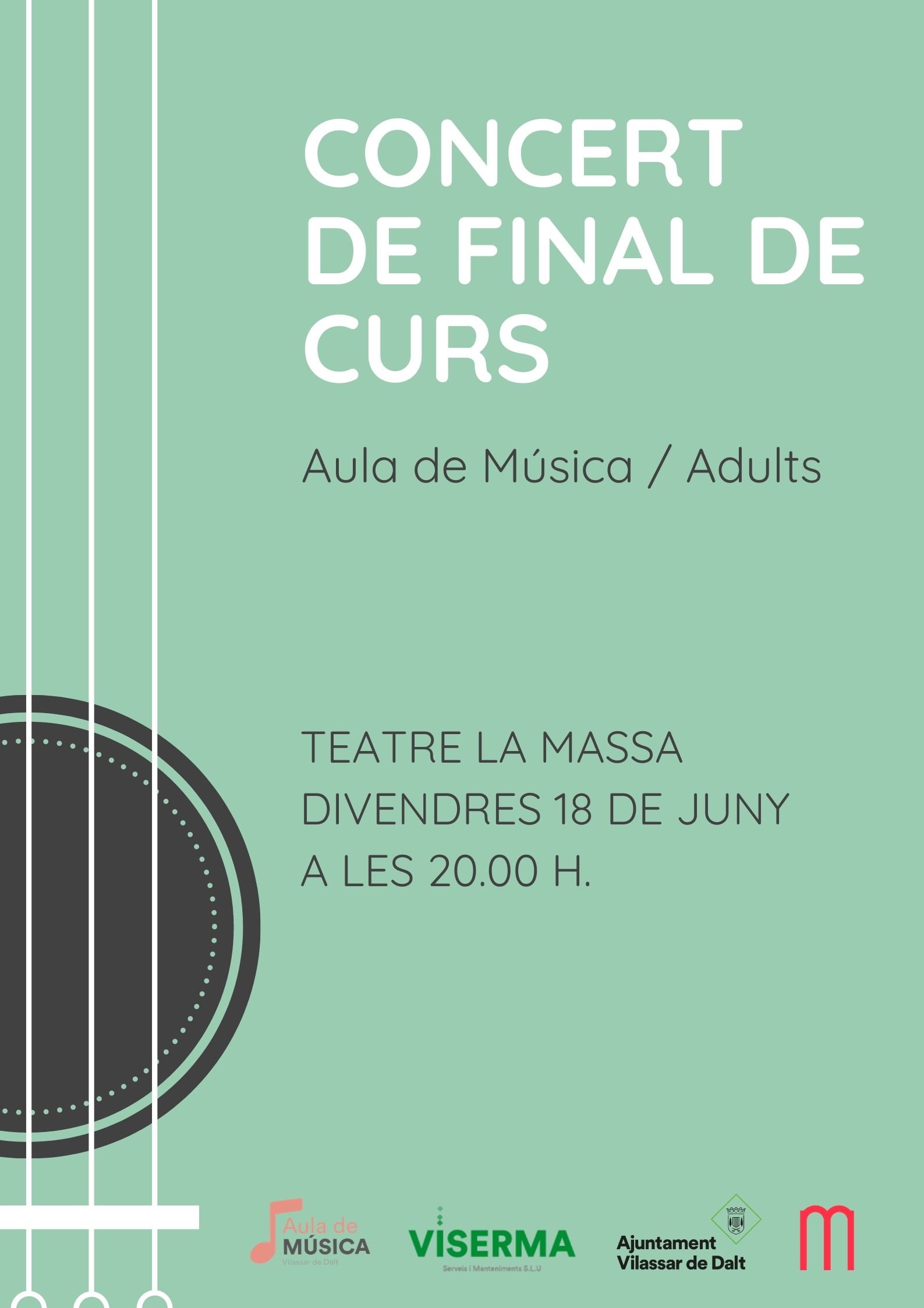 Concert de final de curs de l'Aula de m&uacute;sica 