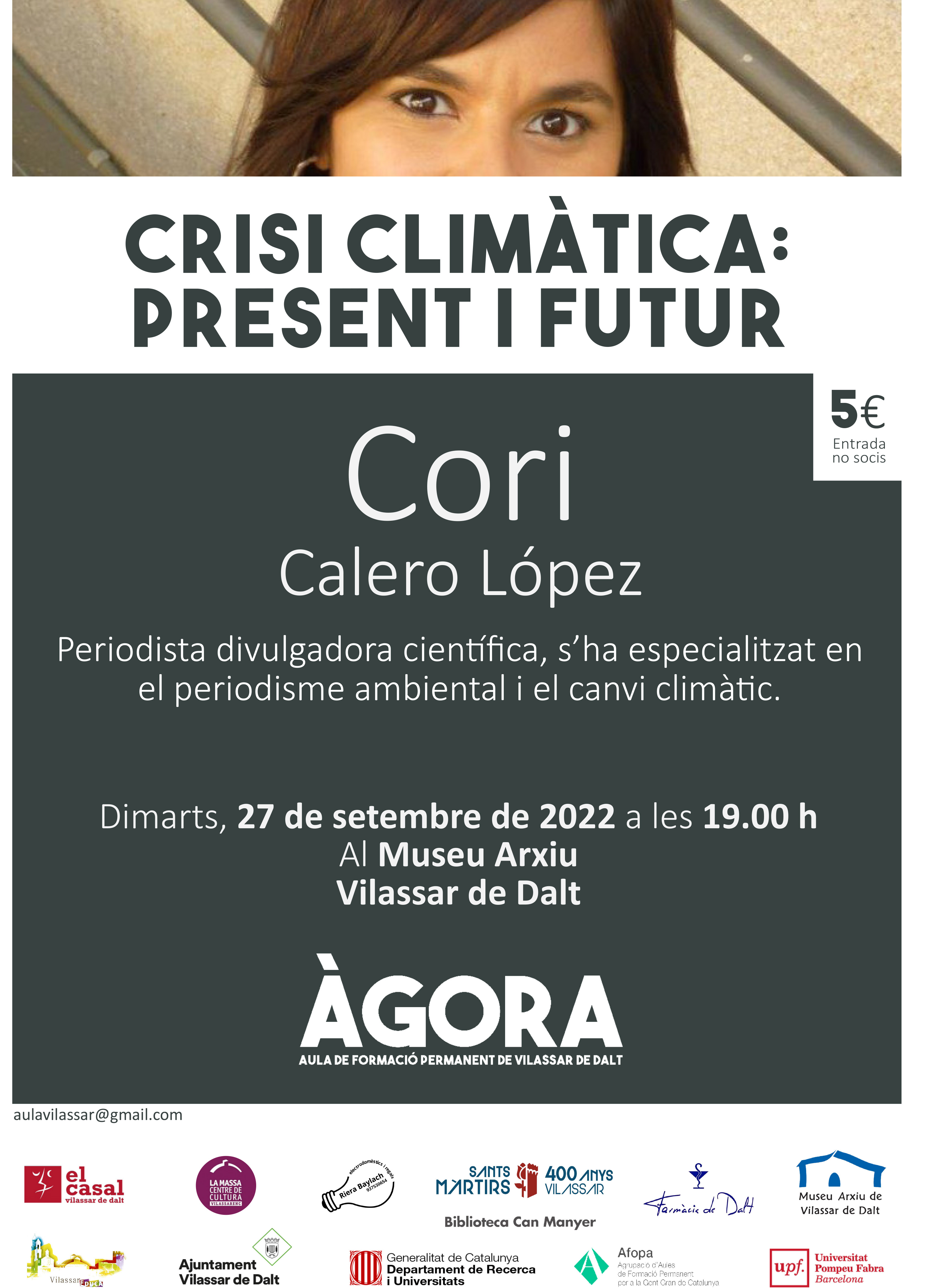 &Agrave;gora Vilassar: Crisi clim&agrave;tica. Present i futur