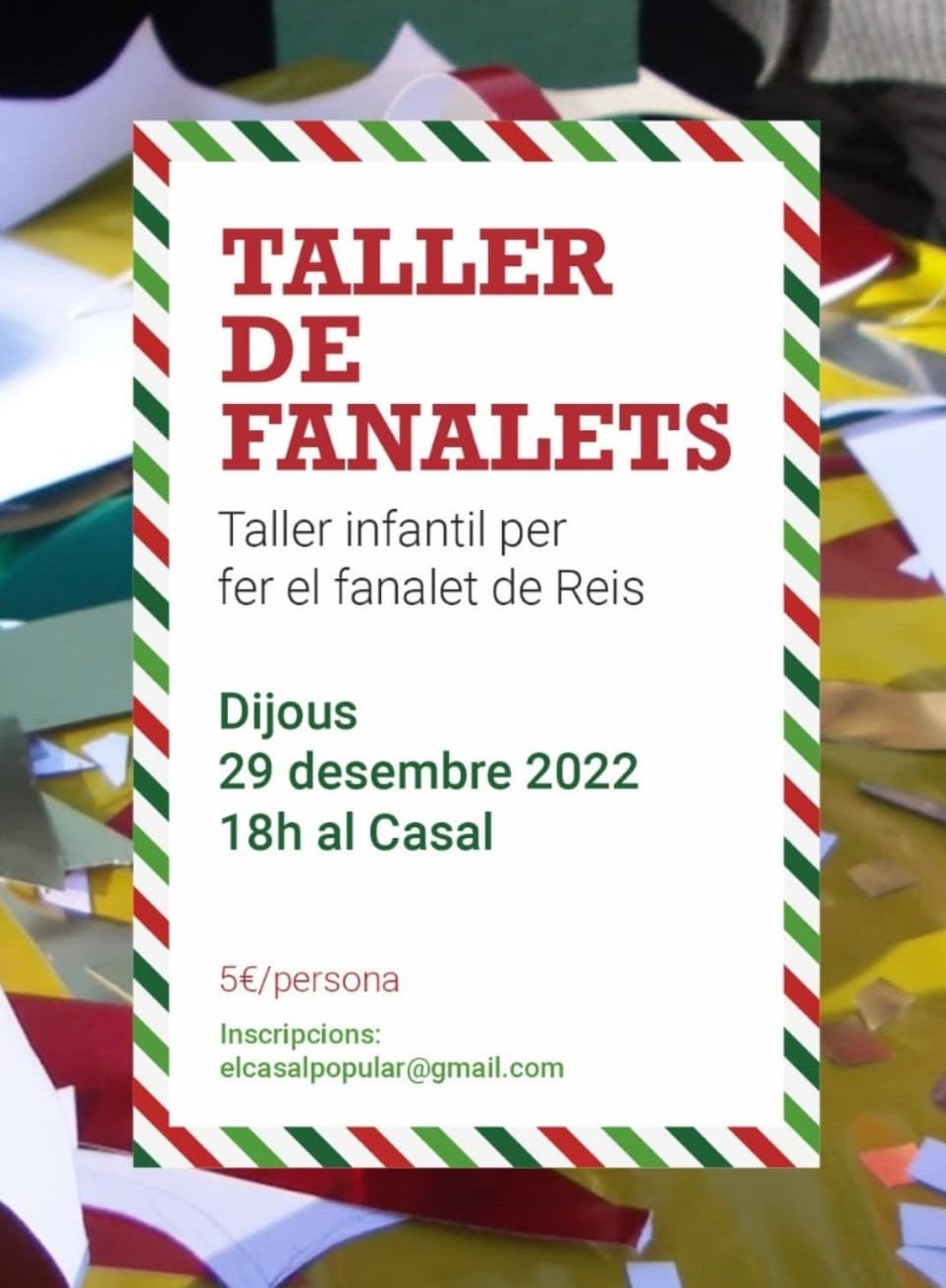 Taller infantil de fanalets