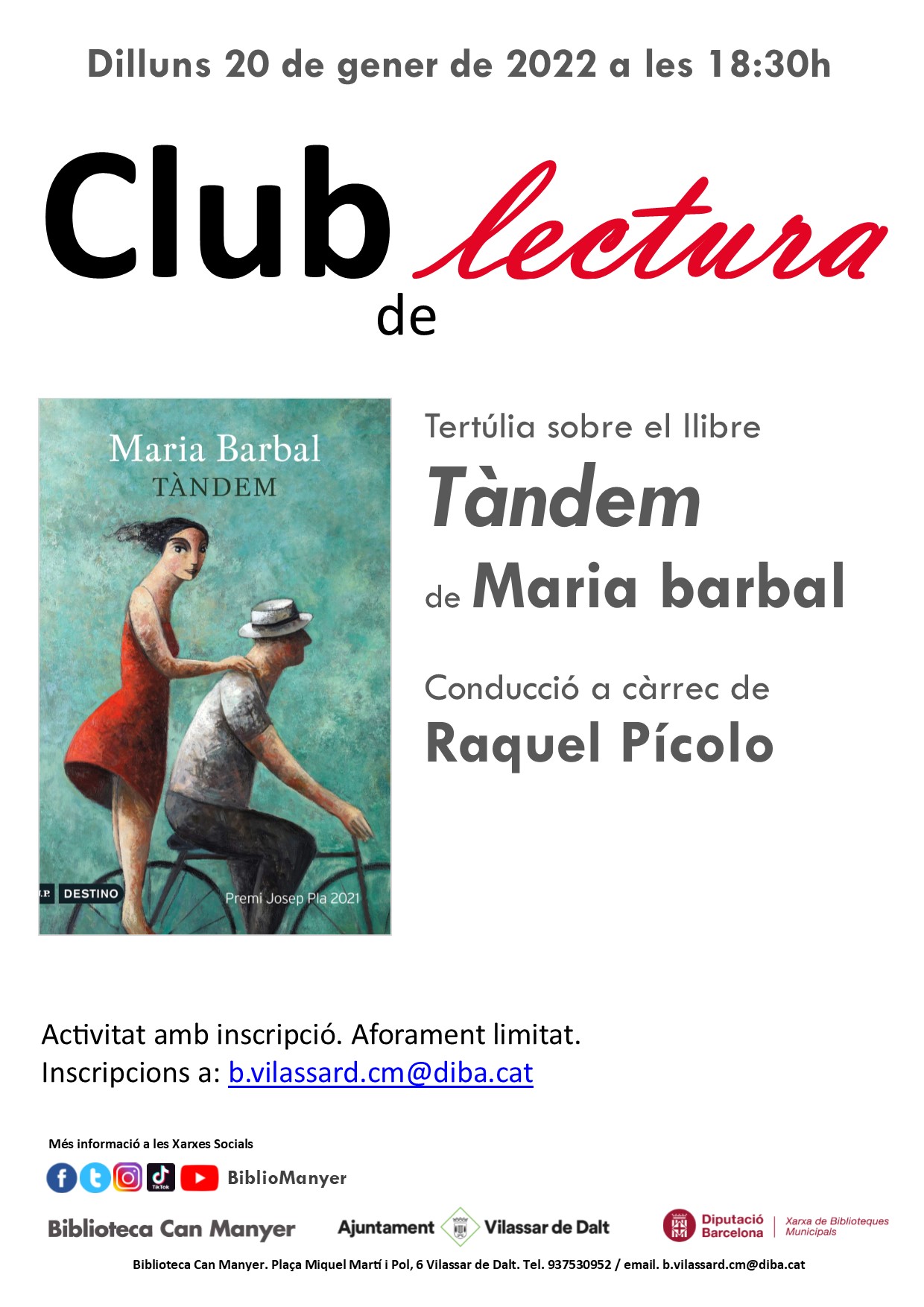 Club de lectura: T&agrave;ndem