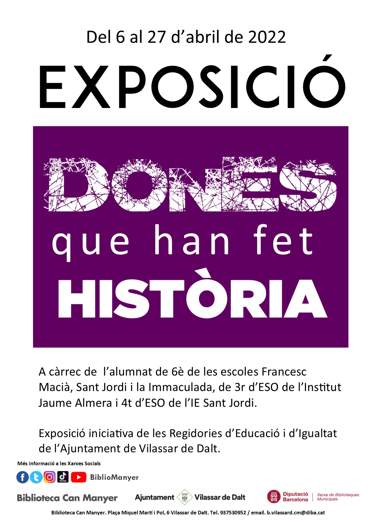 Exposici&oacute;: Dones que han fet hist&ograve;ria