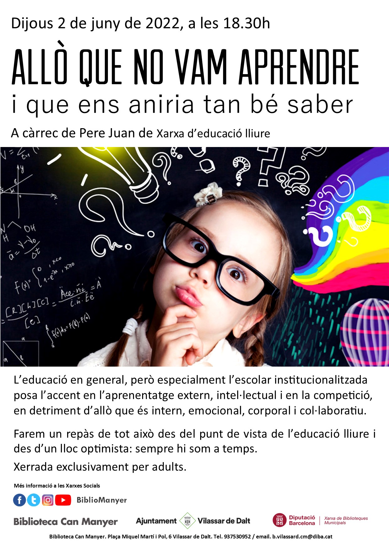 Xerrada Educaci&oacute; Lliure