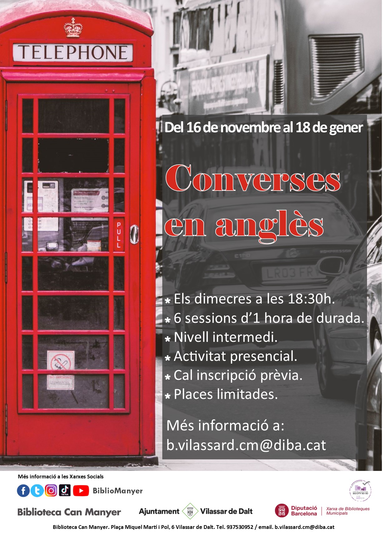 Converses en angl&egrave;s