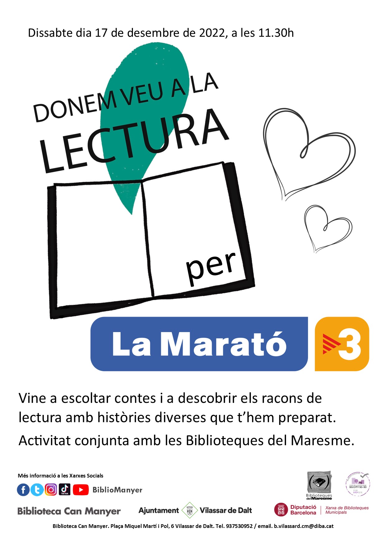 Donem veu a la lectura per La Marat&oacute;