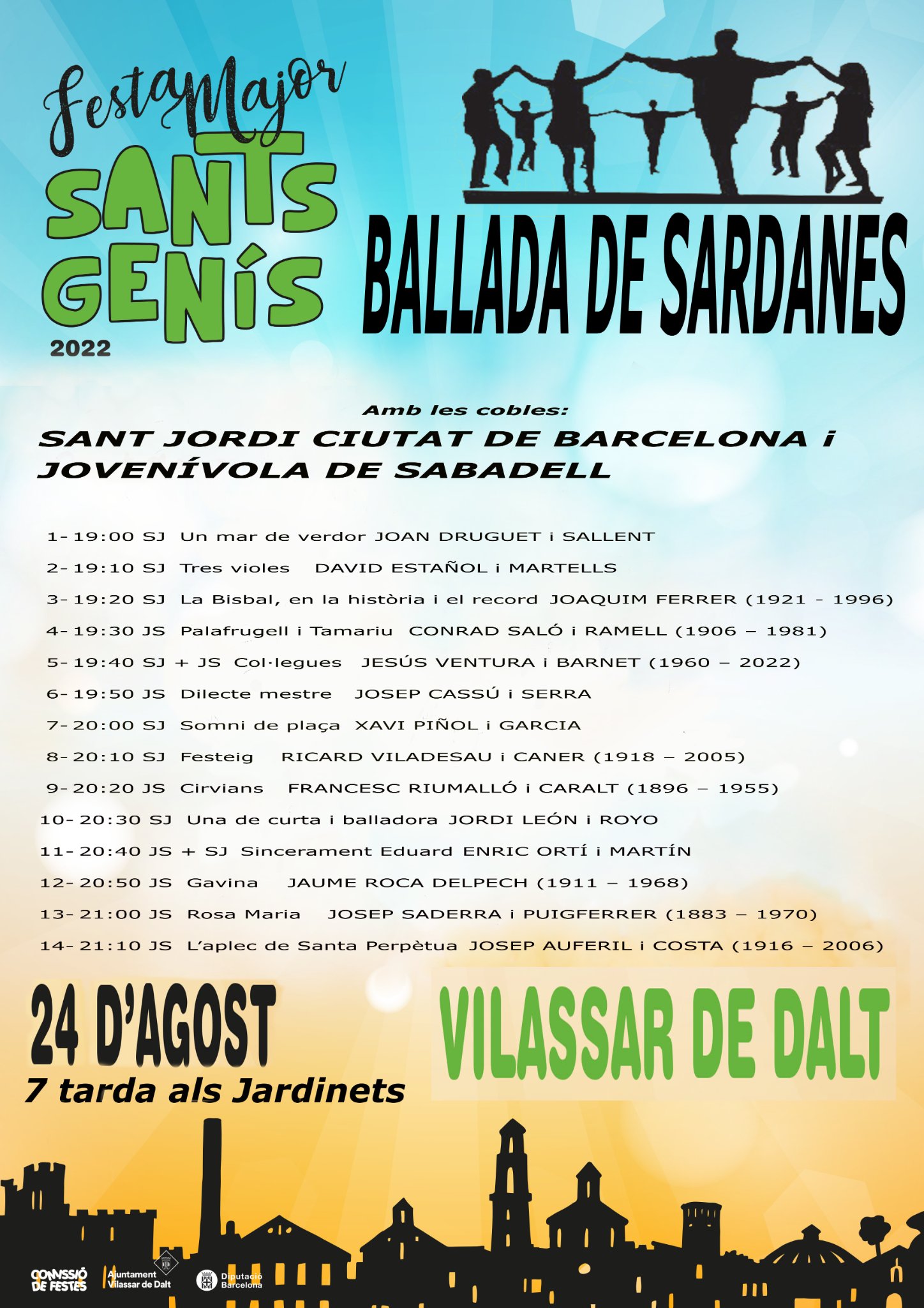Sants Gen&iacute;s 22: Ballada de Sardanes