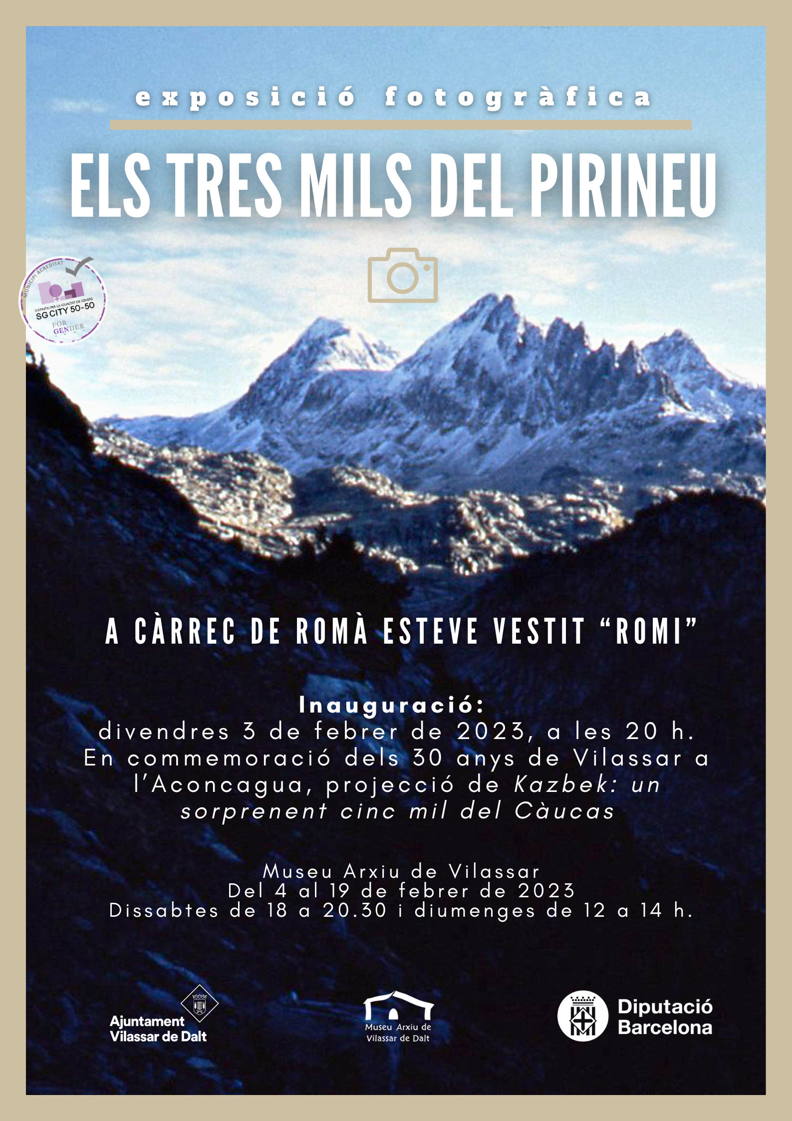 Exposici&oacute; fotogr&agrave;fica: Els tres mils del Pirineu