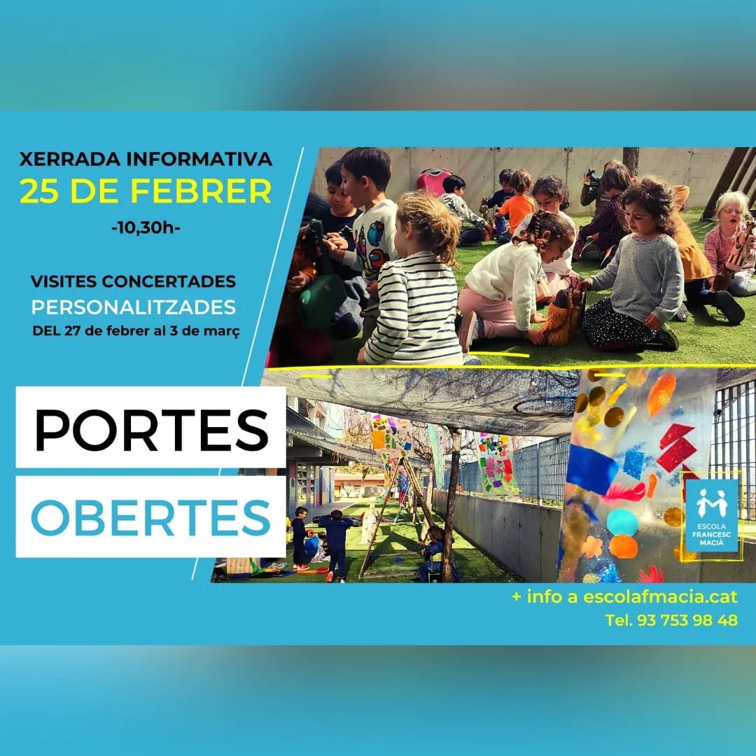 Jornada de portes obertes a l'Escola Francesc Maci&agrave;