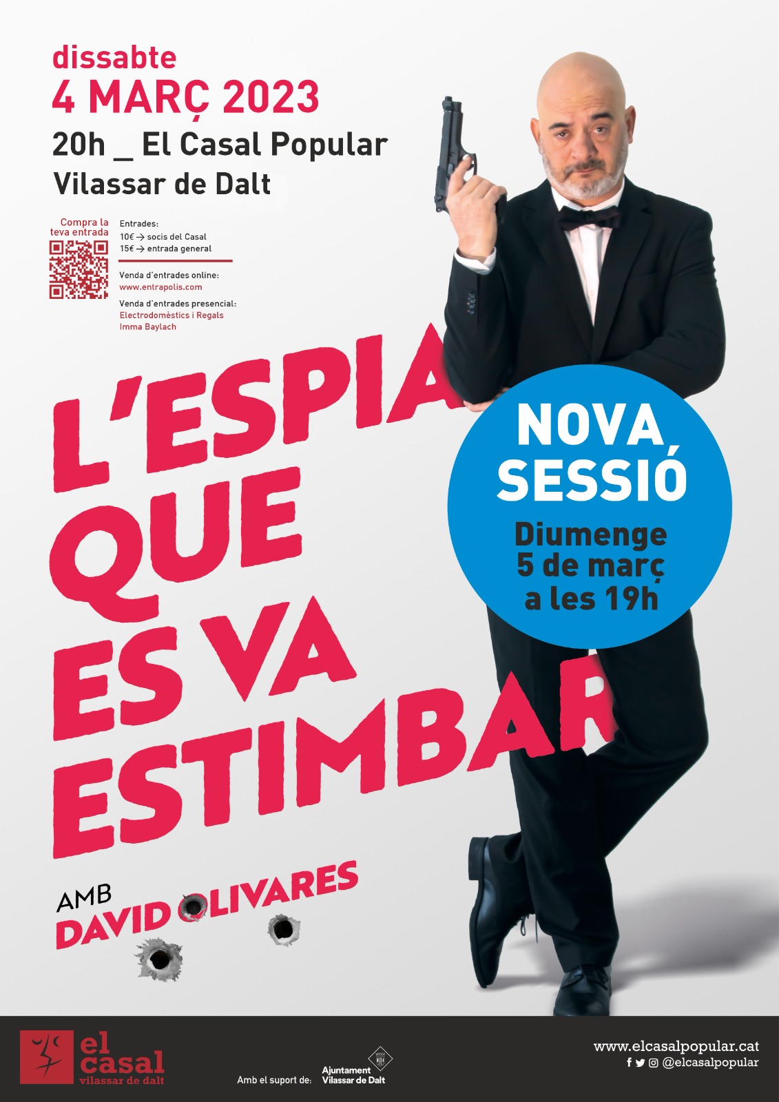 NOVA FUNCI&Oacute;! 'L'espia que es va estimbar' amb David Olivares