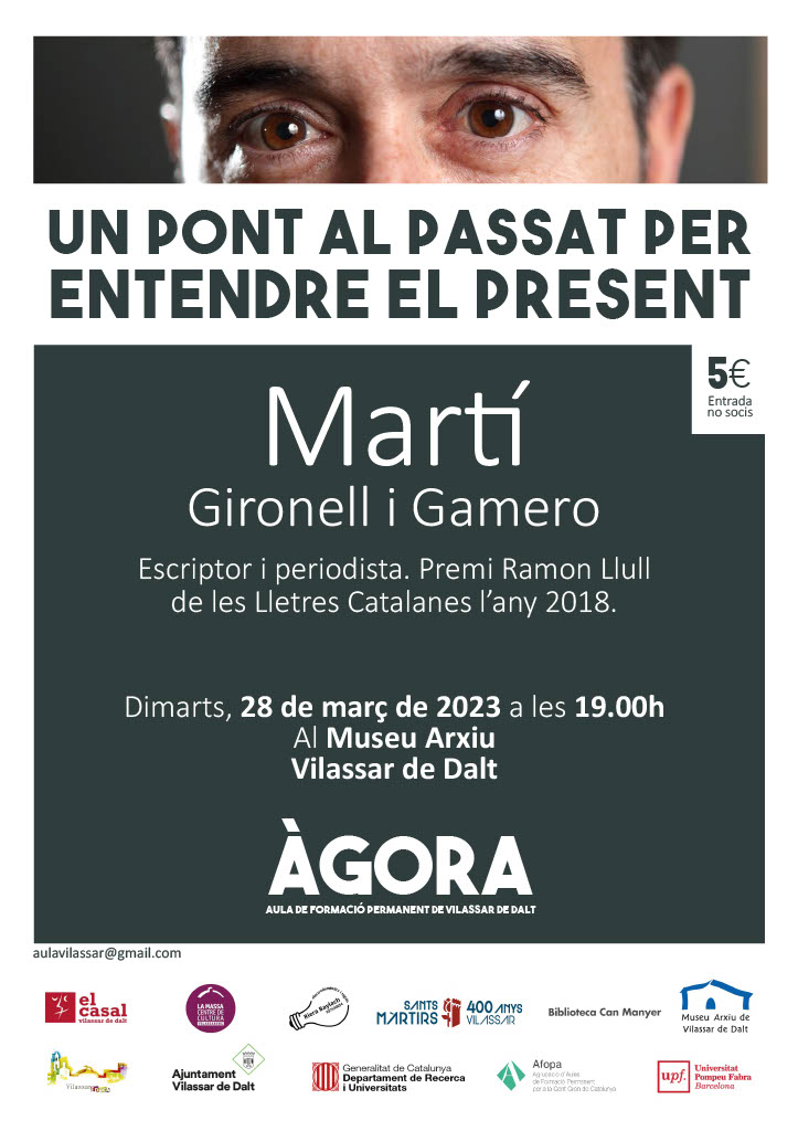 &Agrave;gora Vilassar: Un pont al passat per entendre el present