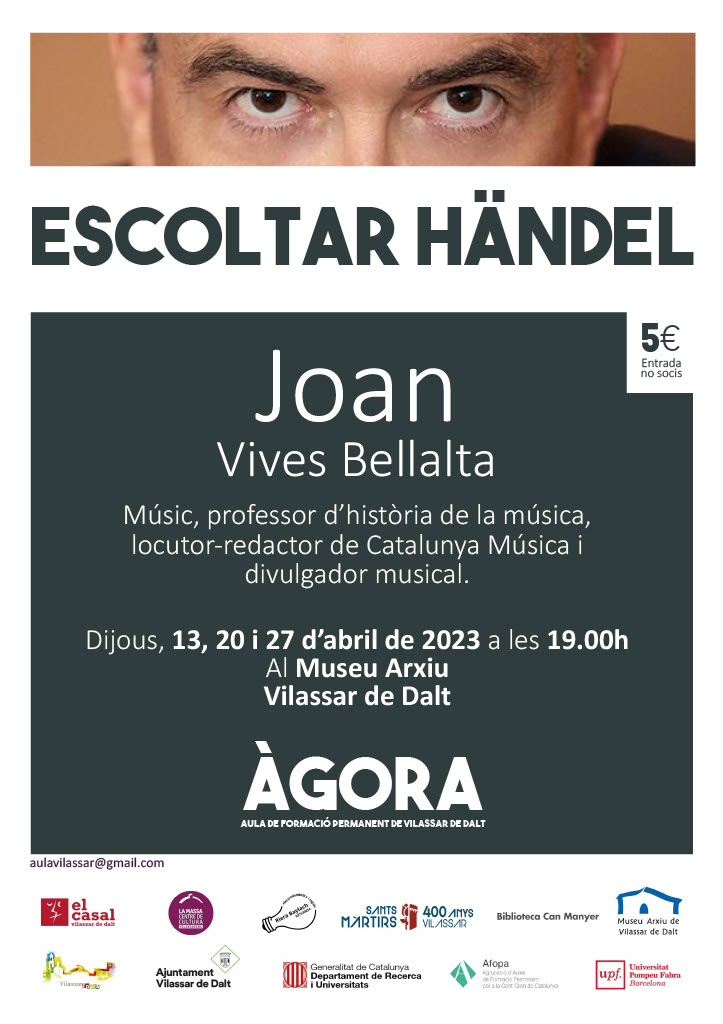 &Agrave;gora Vilassar: Escoltar Händel