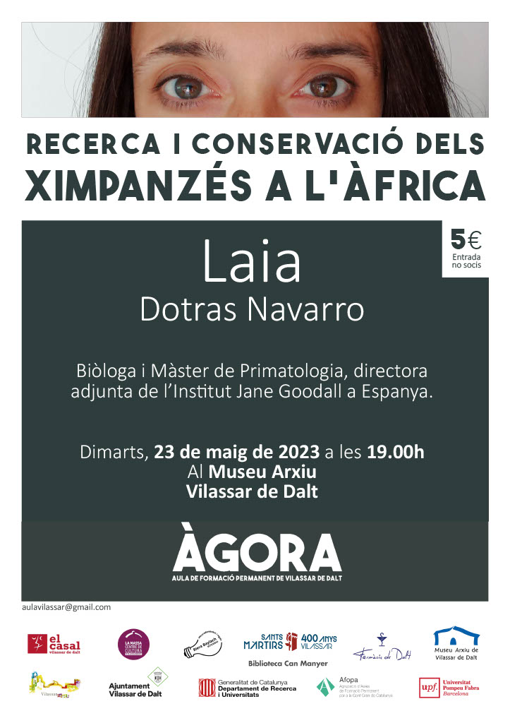 &Agrave;gora Vilassar: Recerca i conservaci&oacute; de ximpanz&eacute;s a l'&Agrave;frica