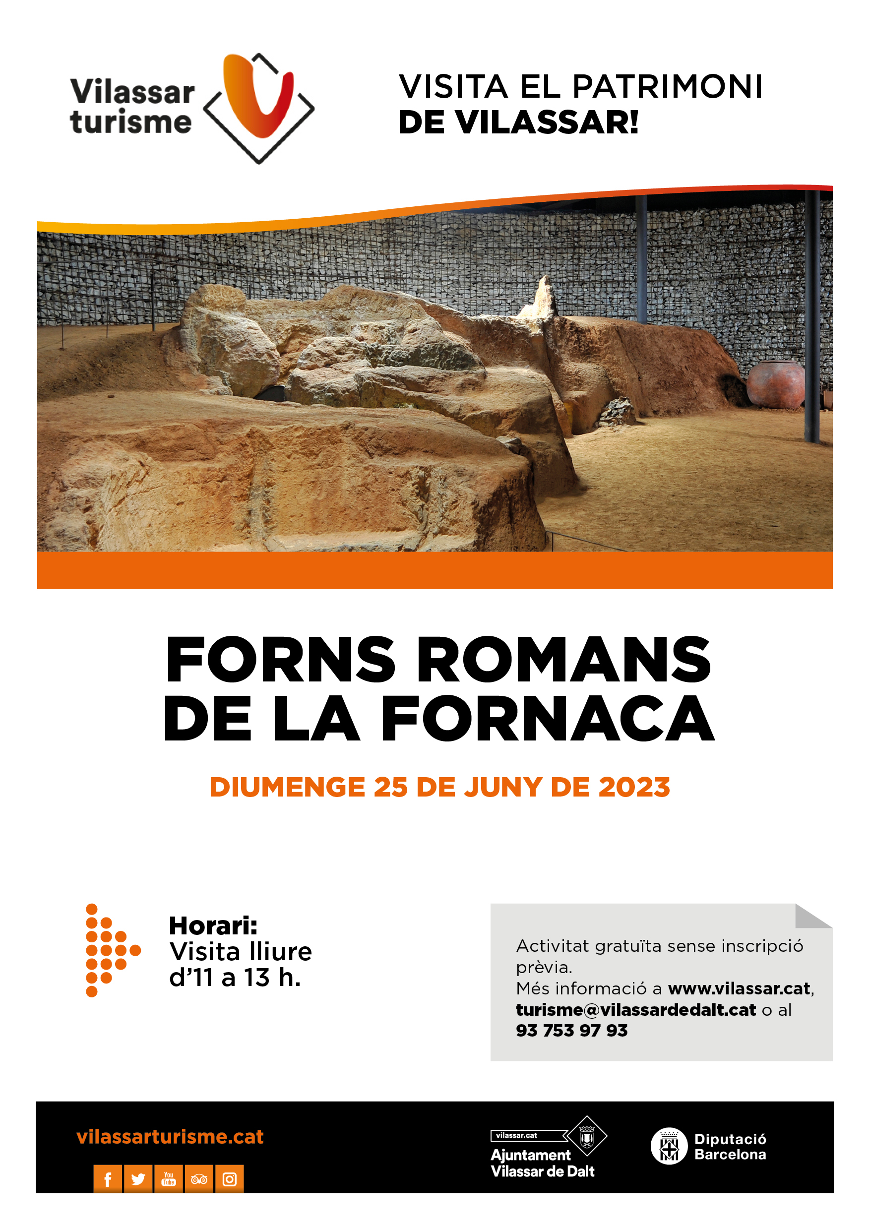Visita als Forns Romans de la Fornaca