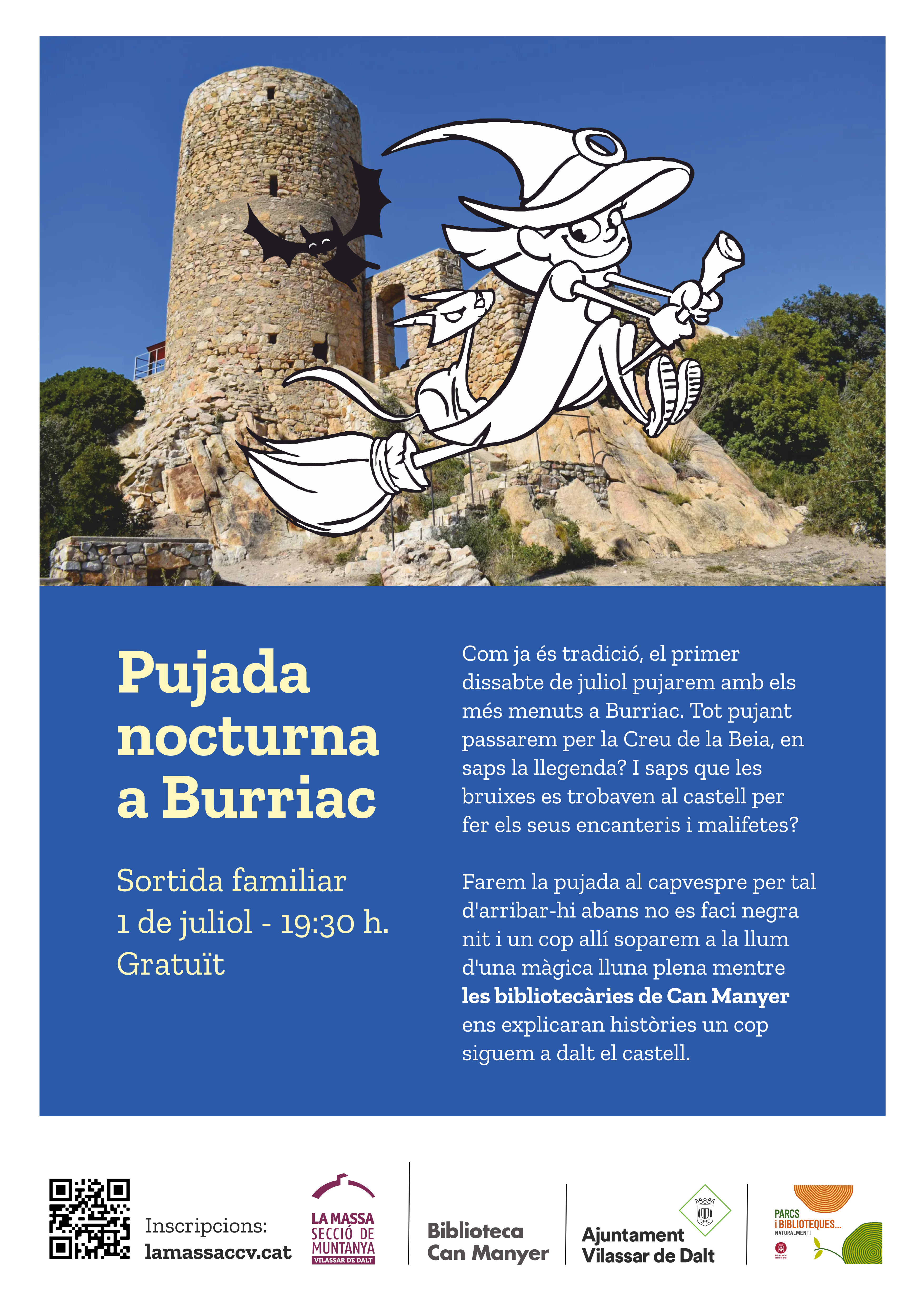 Pujada nocturna a Burriac