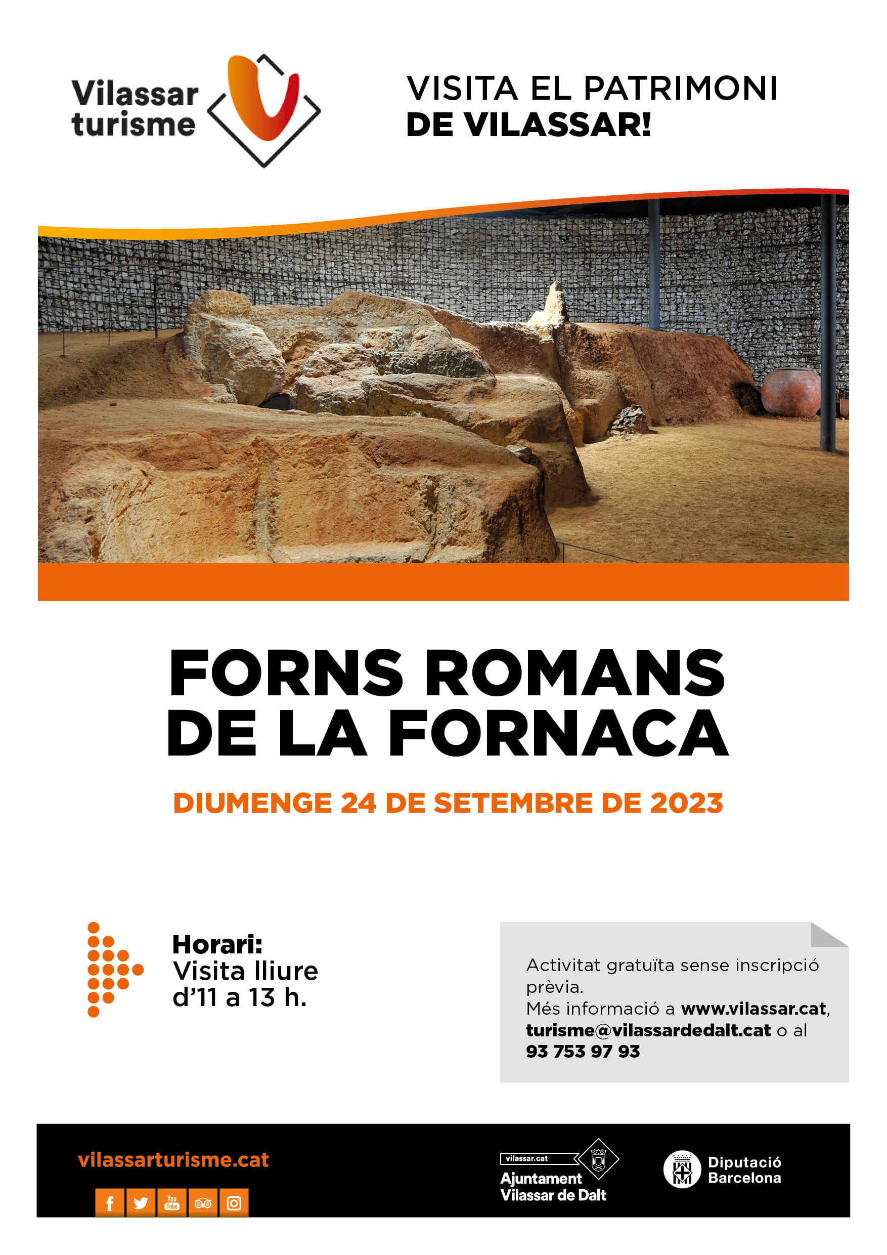 Visita als Forns Romans de la Fornaca