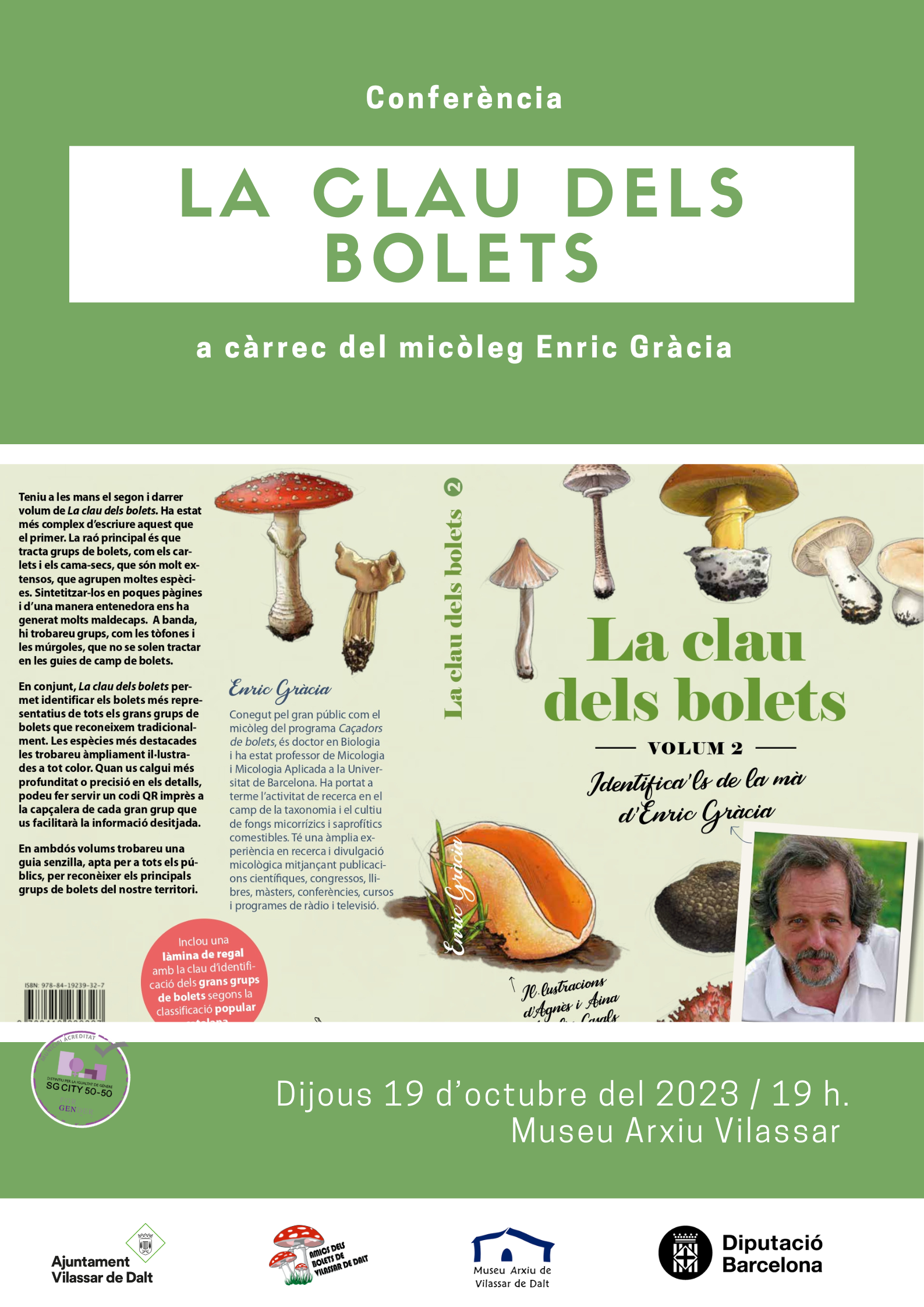 Confer&egrave;ncia: La clau dels bolets