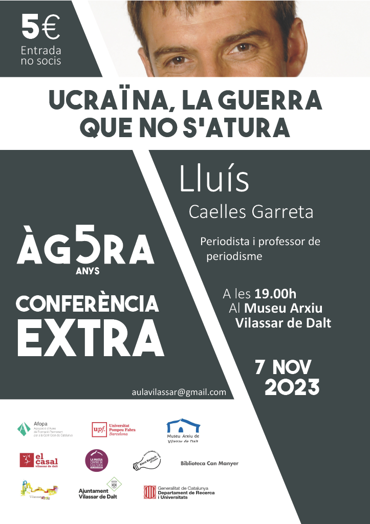 &Agrave;gora Vilassar: Ucraïna, la guerra que no s'atura