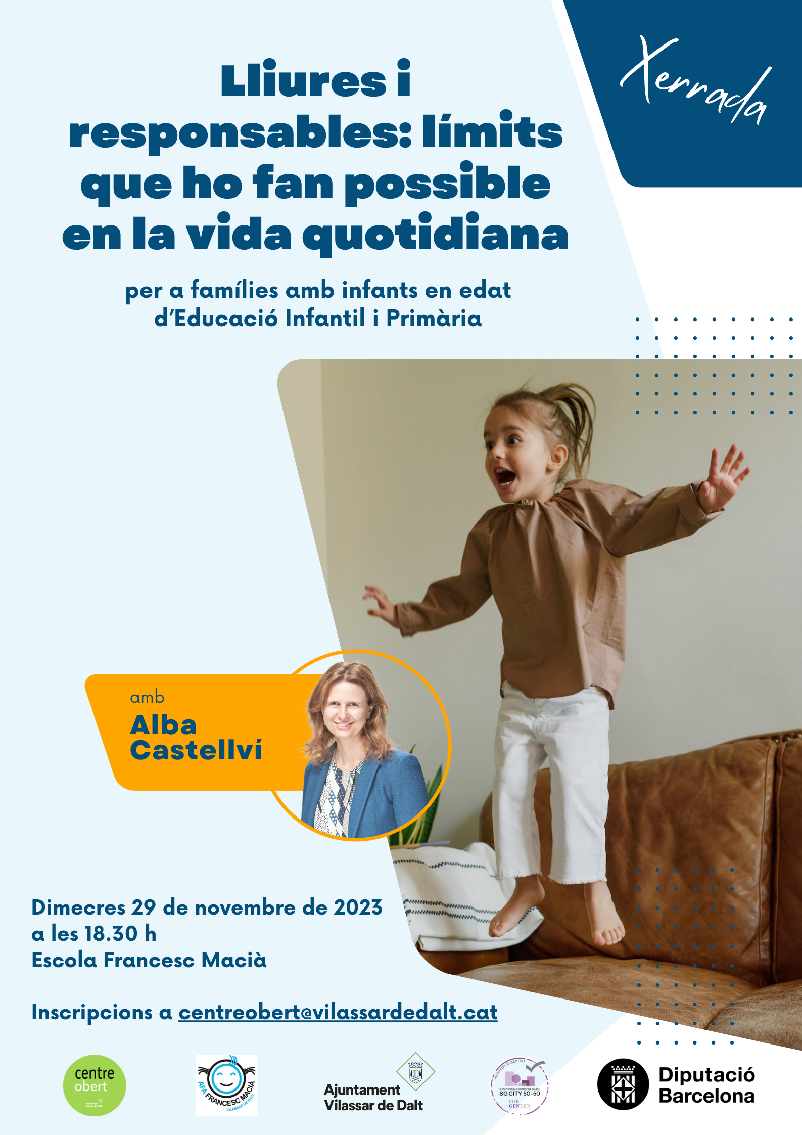 Xerrada 'Lliures i responsables: l&iacute;mits que ho fan possible en la vida quotidiana'