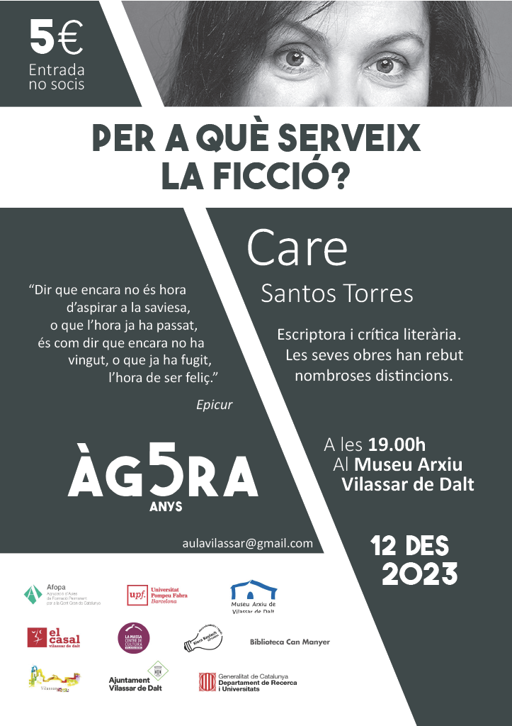 &Agrave;gora Vilassar: Per a qu&egrave; serveix la ficci&oacute;?