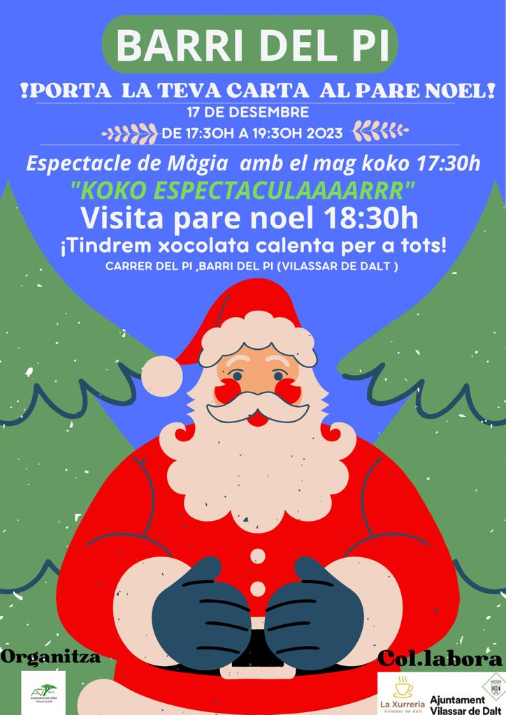 Pare Noel al Barri del Pi