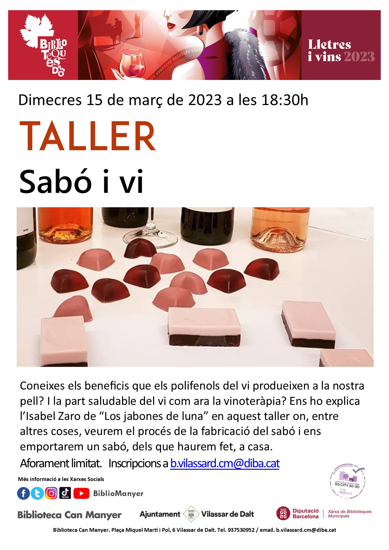 Taller: 'Sab&oacute; i vi'