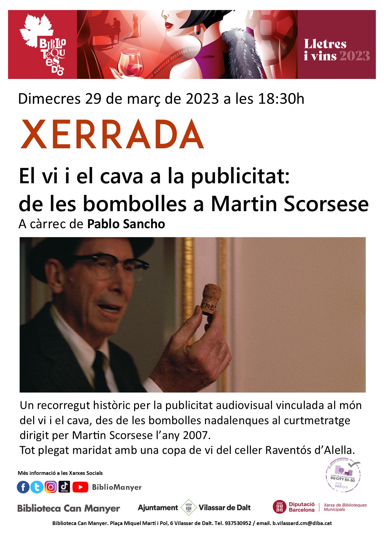 Xerrada: El vi i el cava a la publicitat