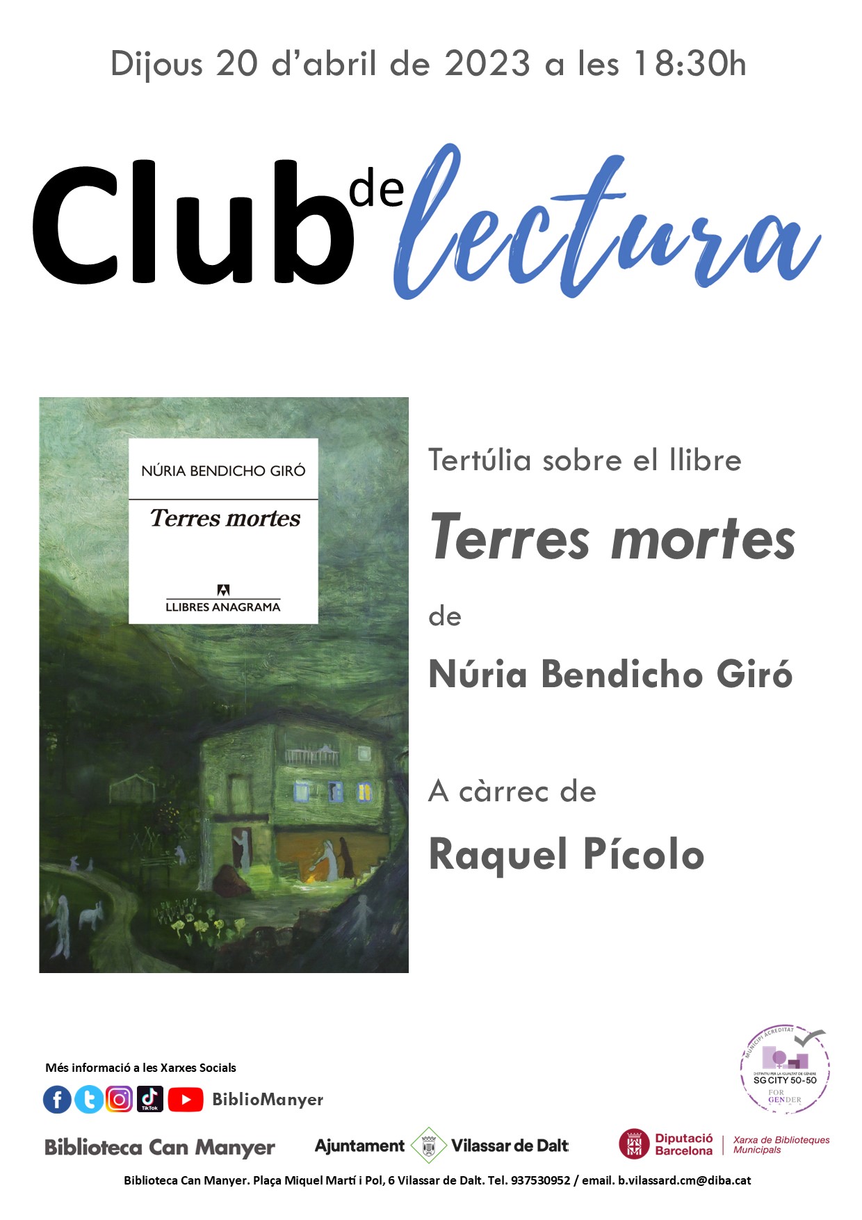 Club de lectura: Terres mortes