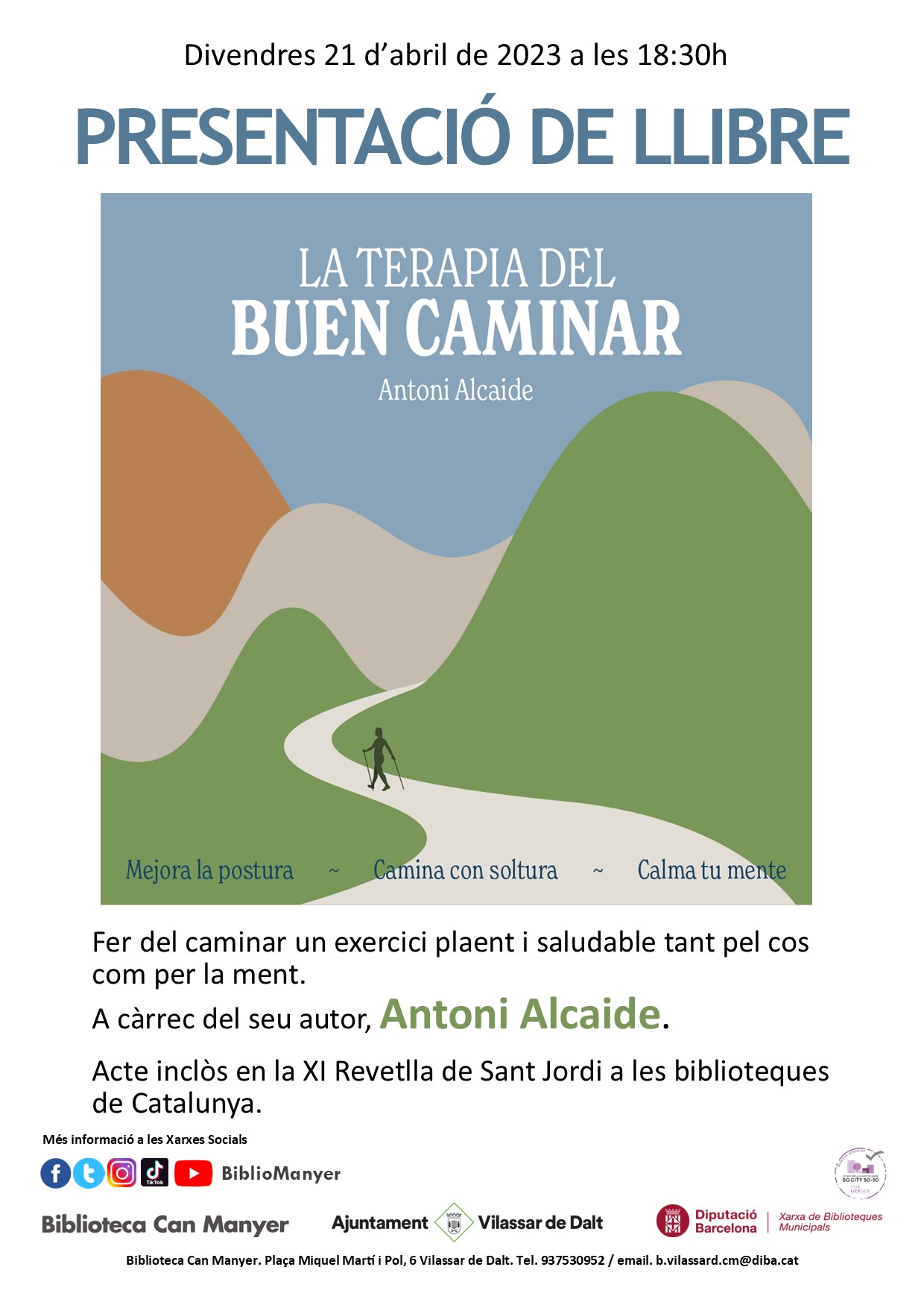 Presentaci&oacute; del llibre 'La terapia del buen caminar'