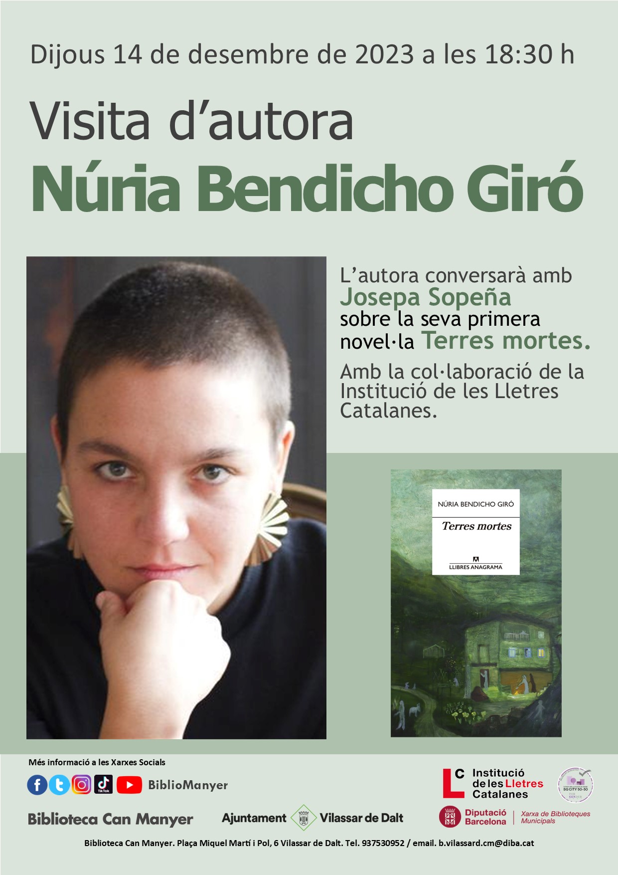 Visita d'autora: N&uacute;ria Bendicho