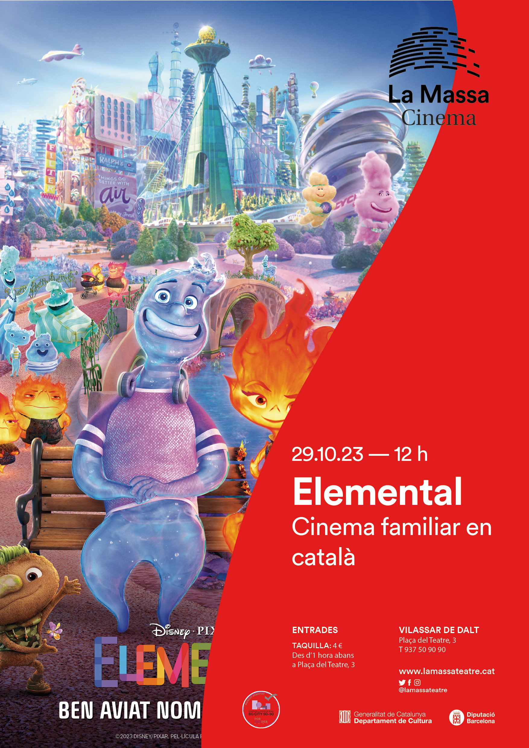 Cinema familiar en catal&agrave;: Elemental