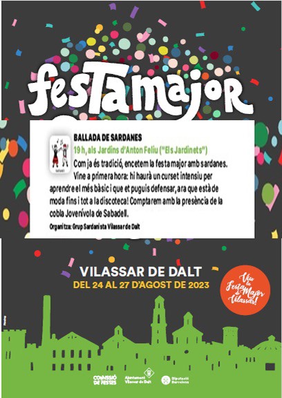 Sants Gen&iacute;s 23. Ballada de Sardanes