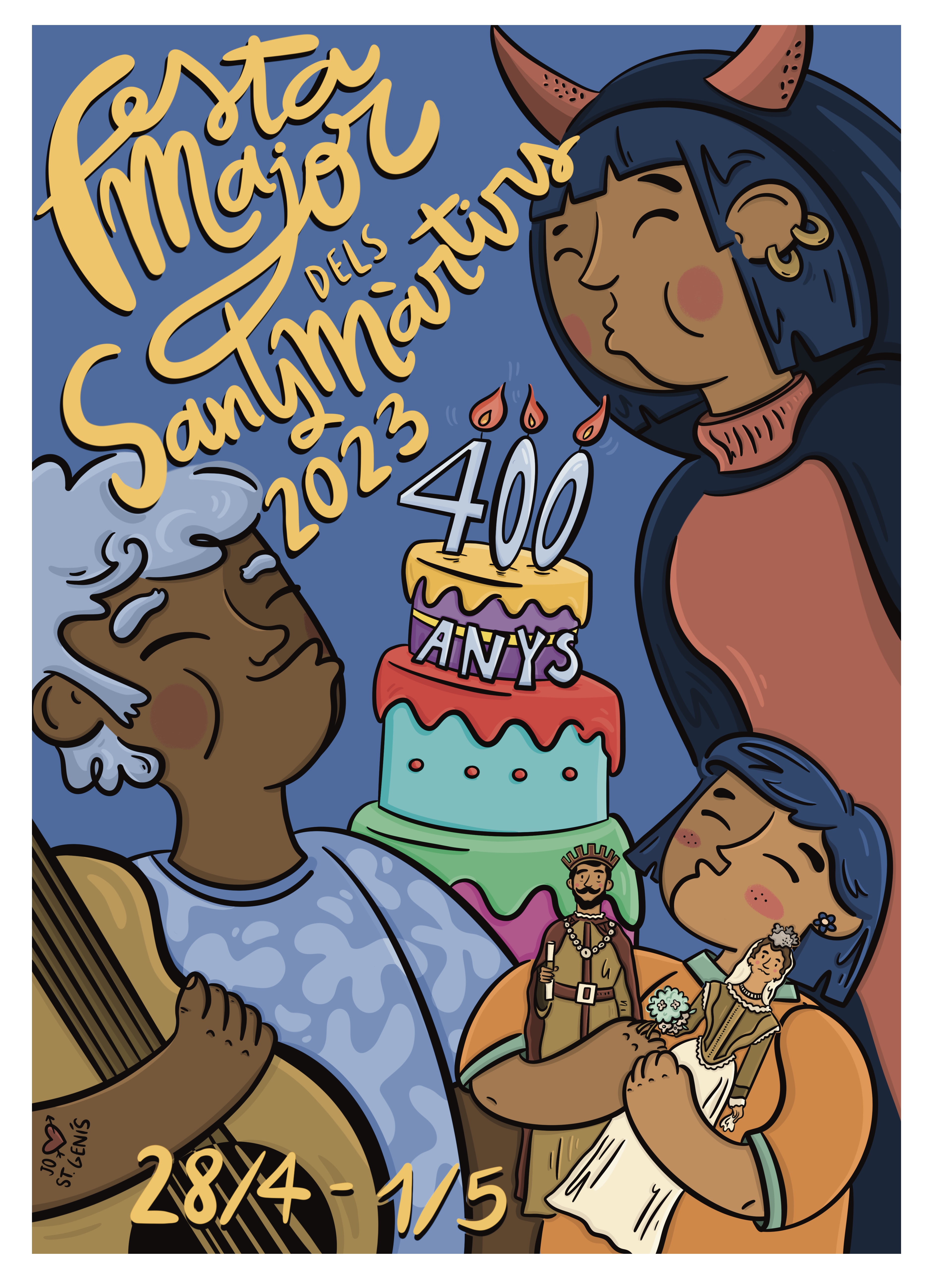 Sants M&agrave;rtirs 23: Taller - espectacle de circ