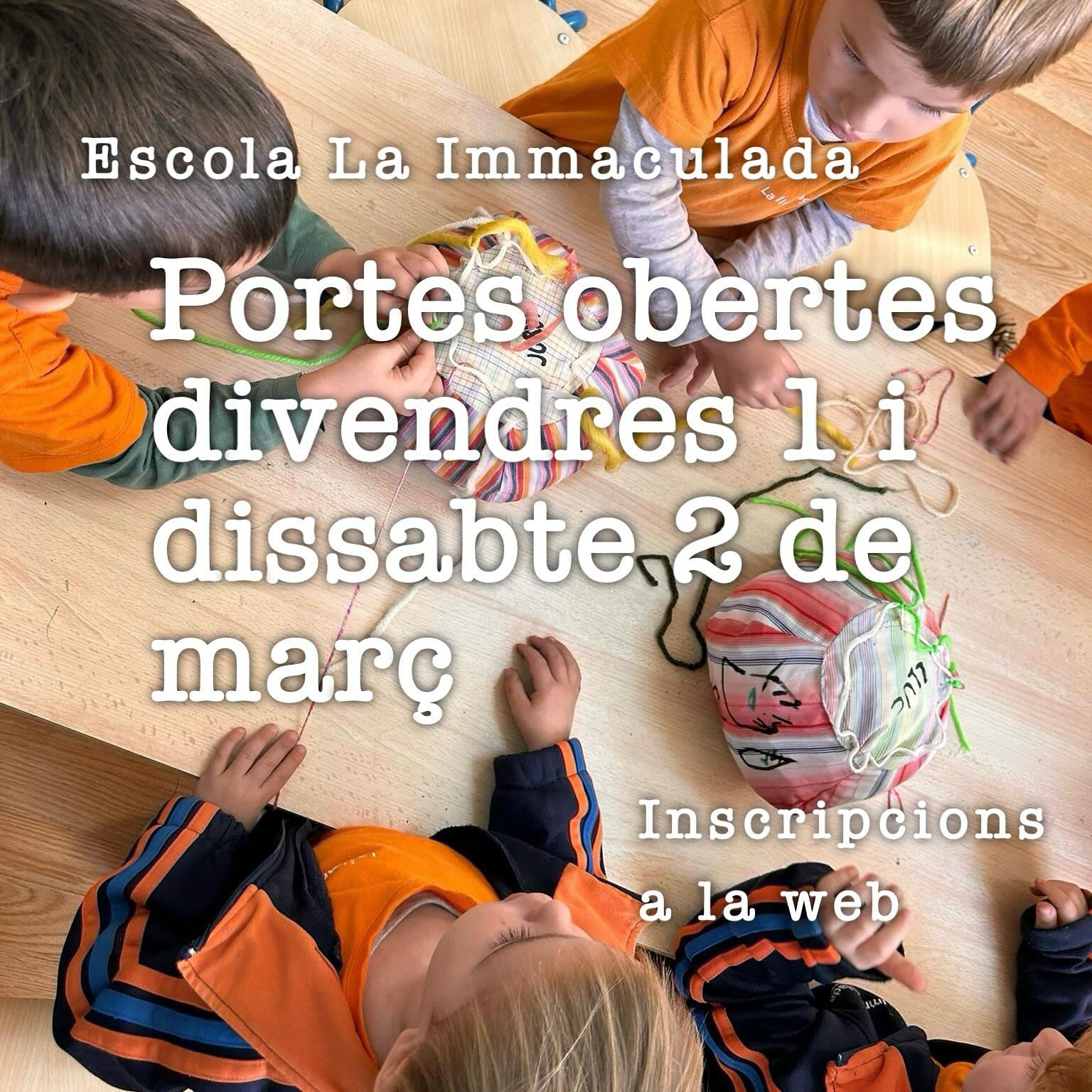 Portes obertes a l'escola La Immaculada