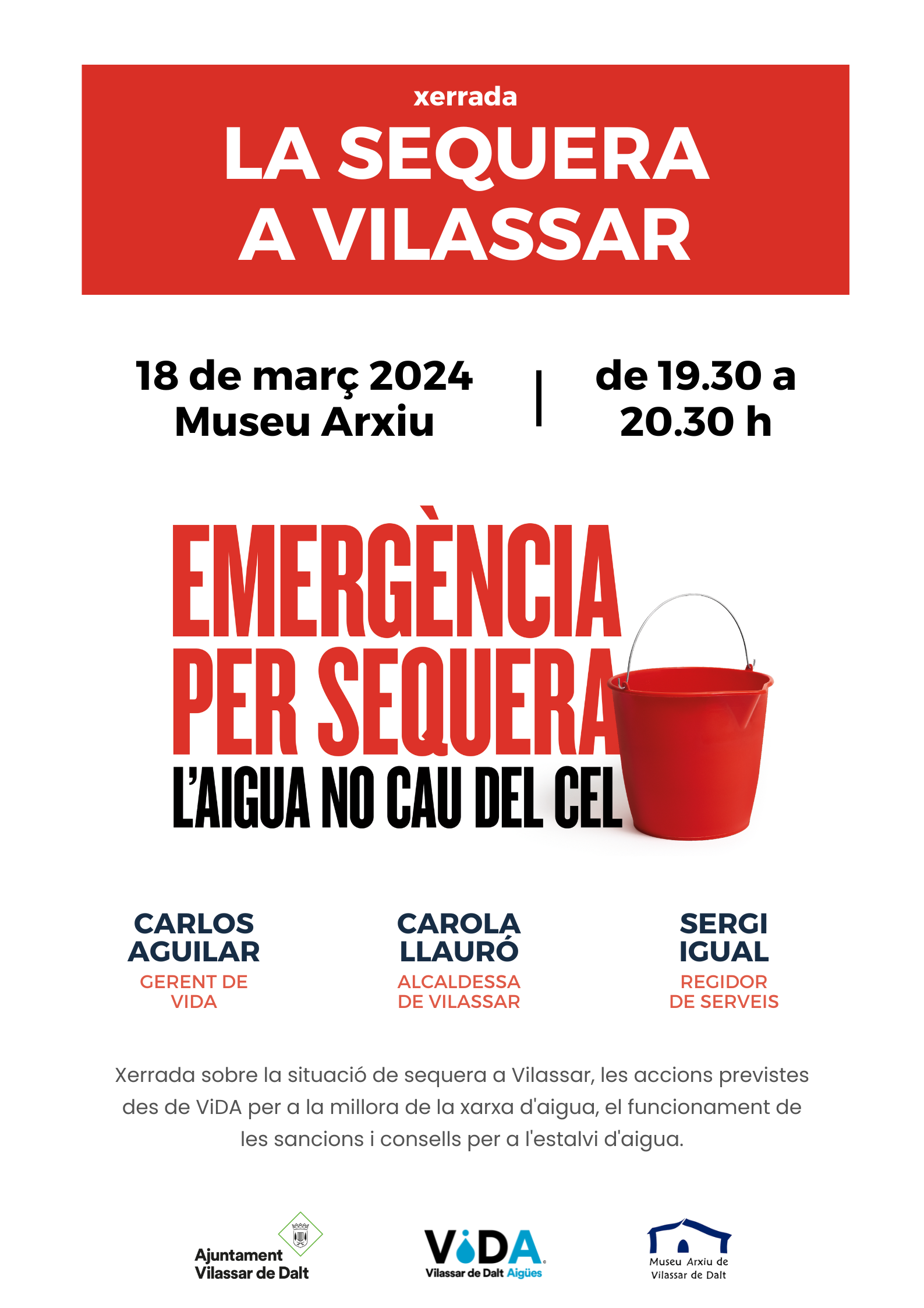 Xerrada 'La sequera a Vilassar'