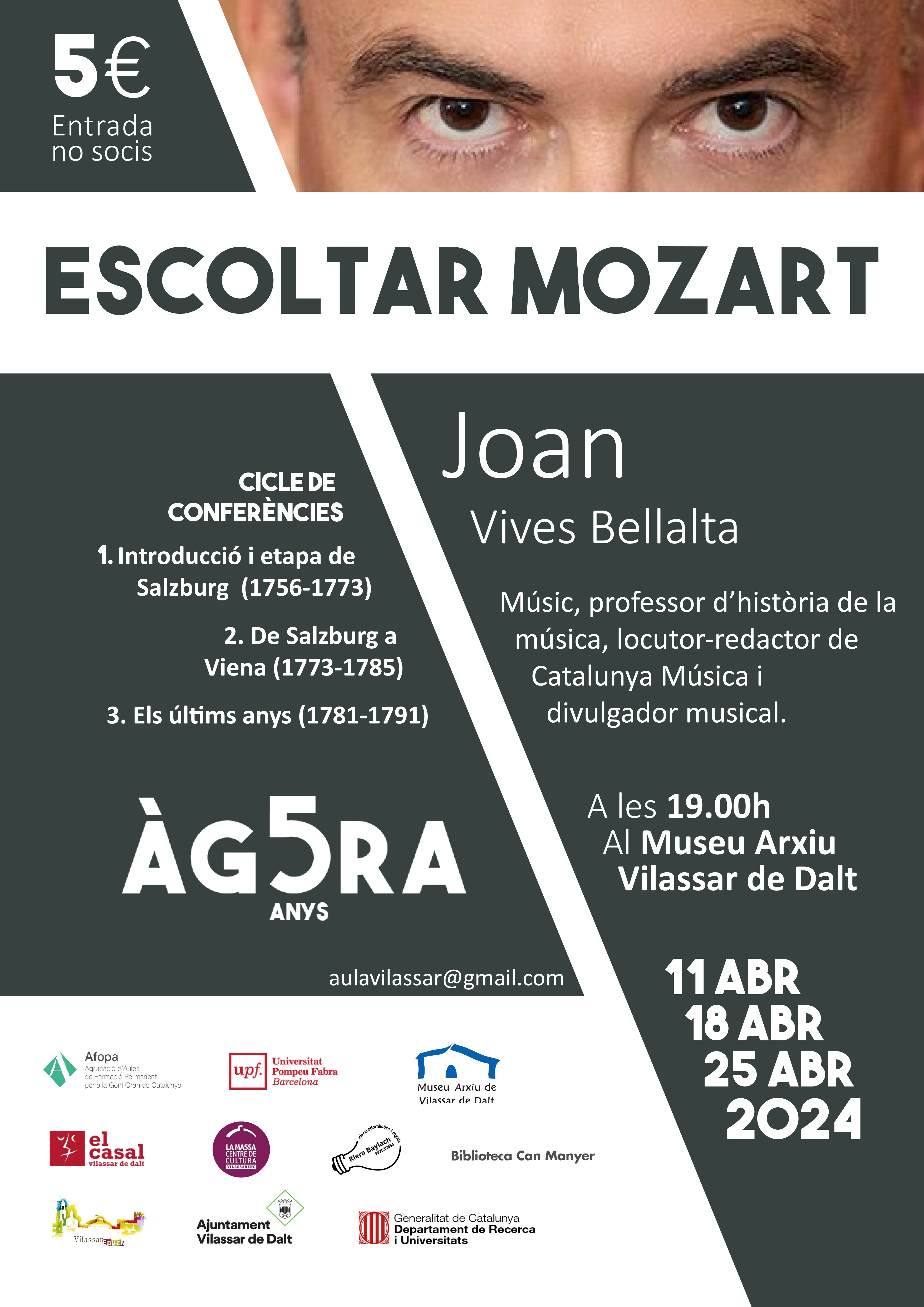 &Agrave;gora Vilassar: Escoltar Mozart