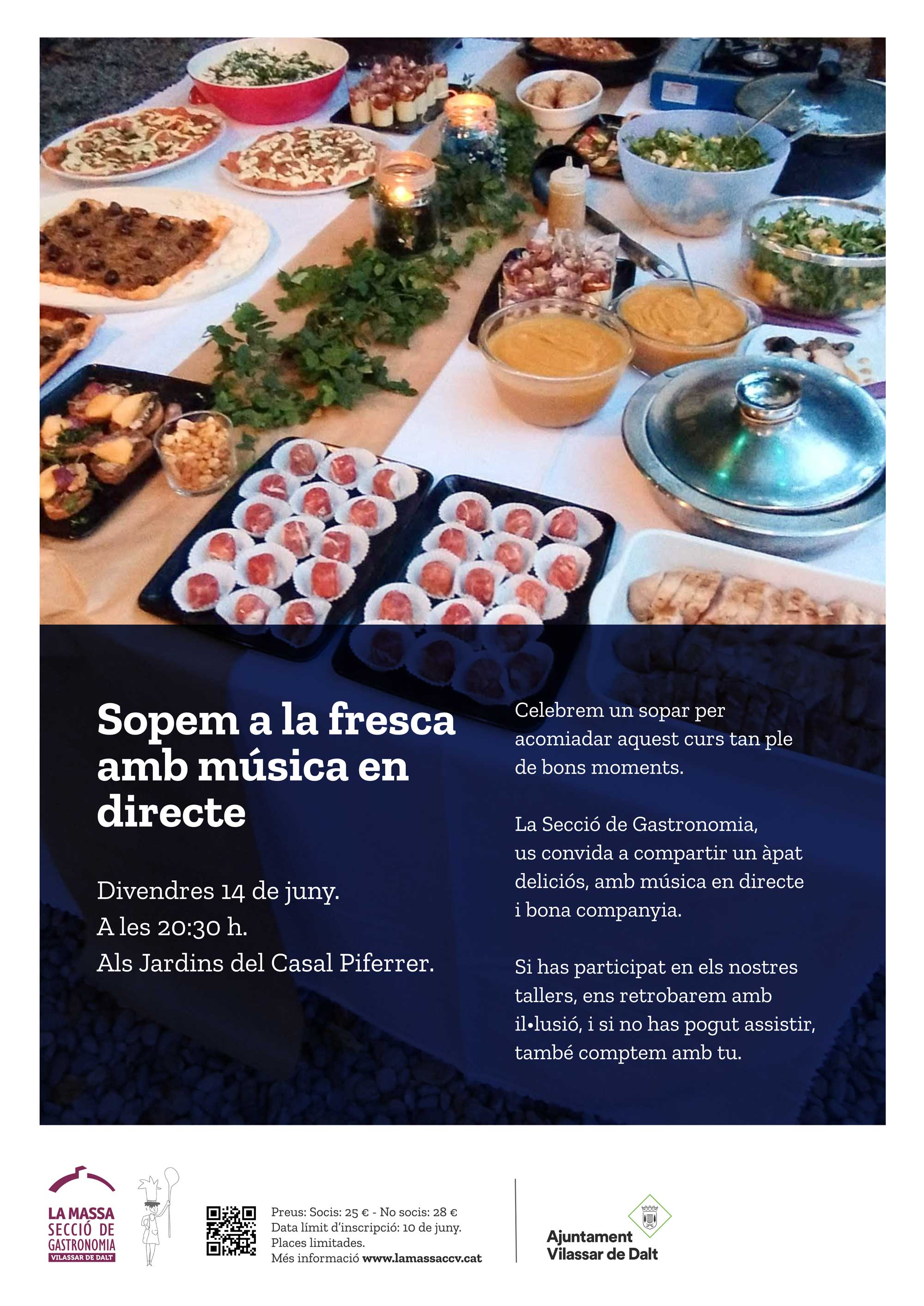 Sopar a la fresca de La Massa CCV