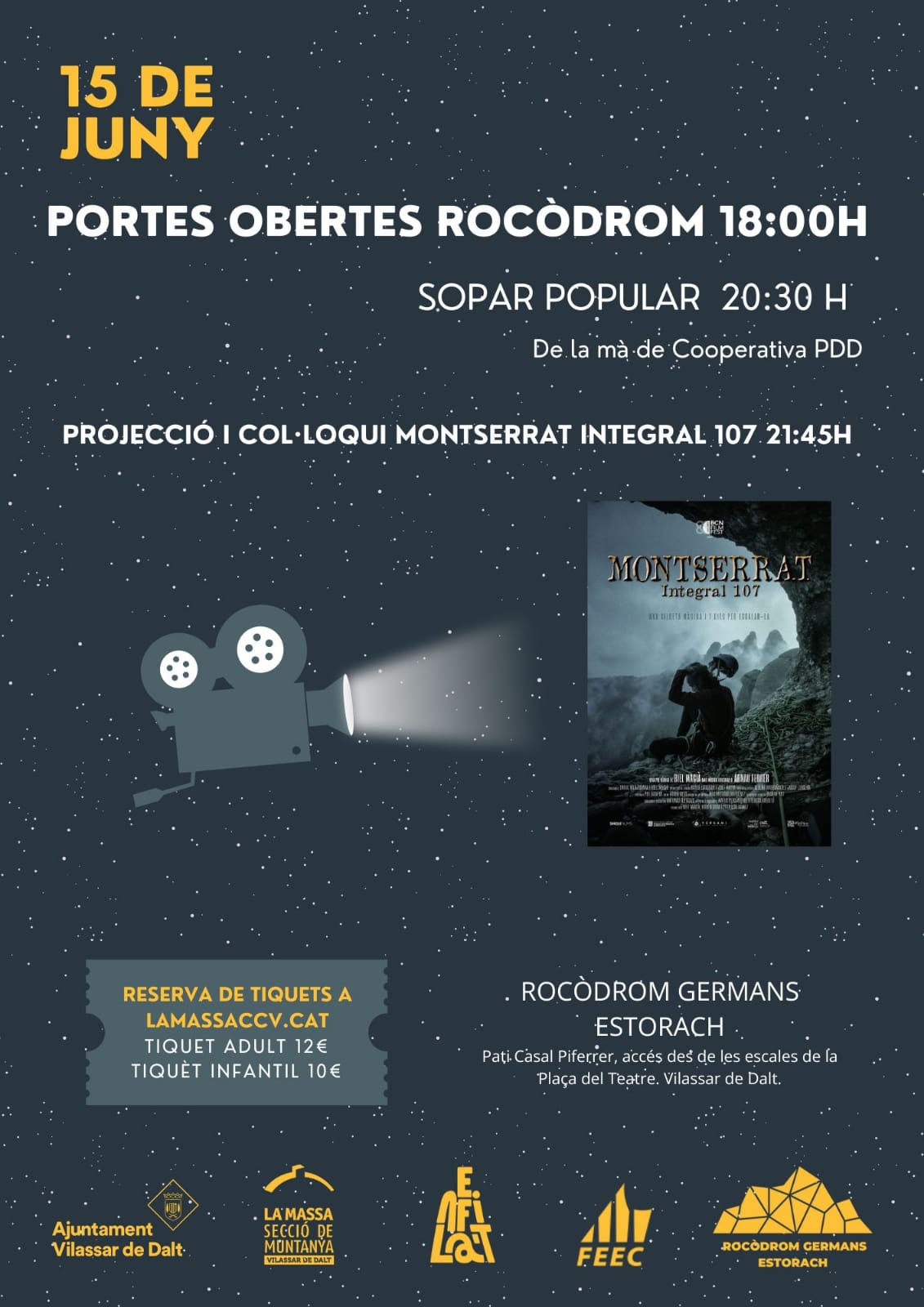 Jornada de portes obertes al roc&ograve;drom Germans Estorach