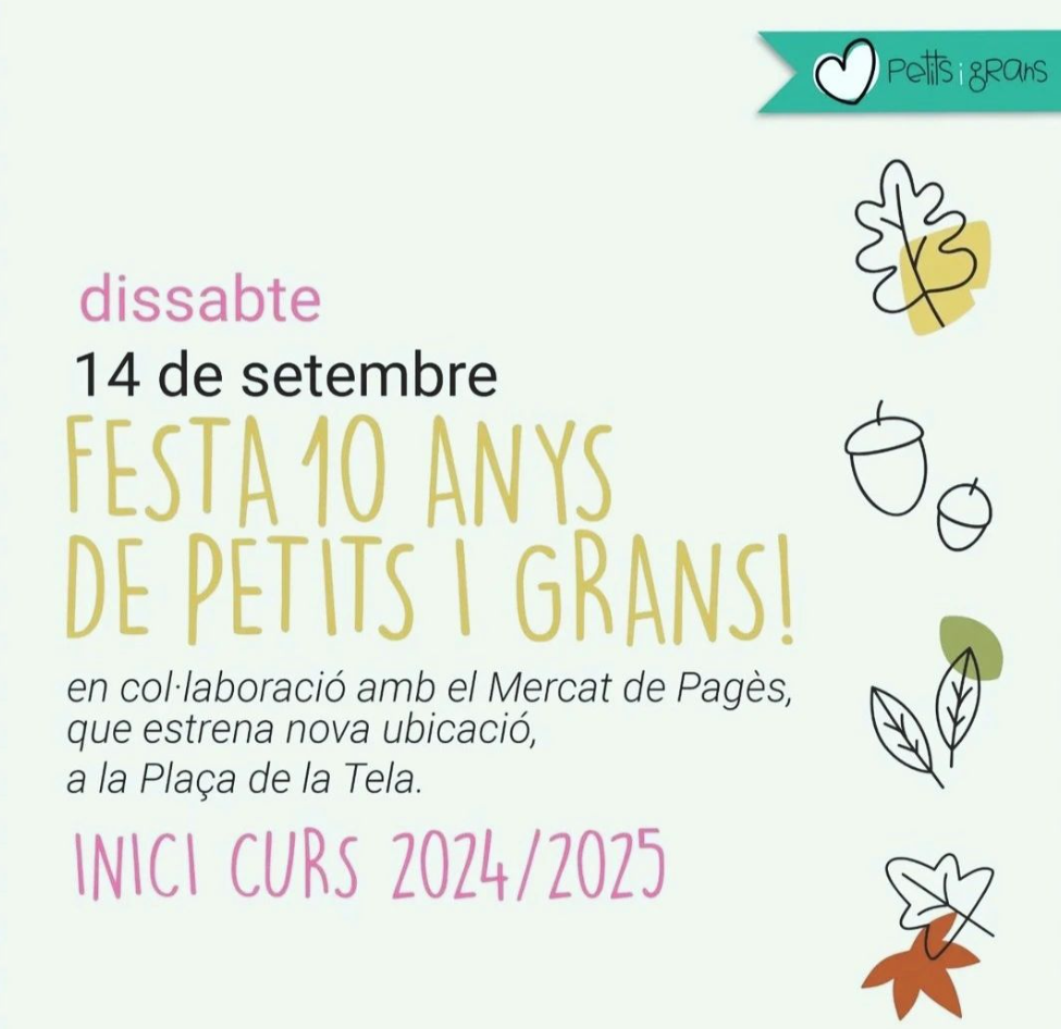10 aniversari de Petits i grans