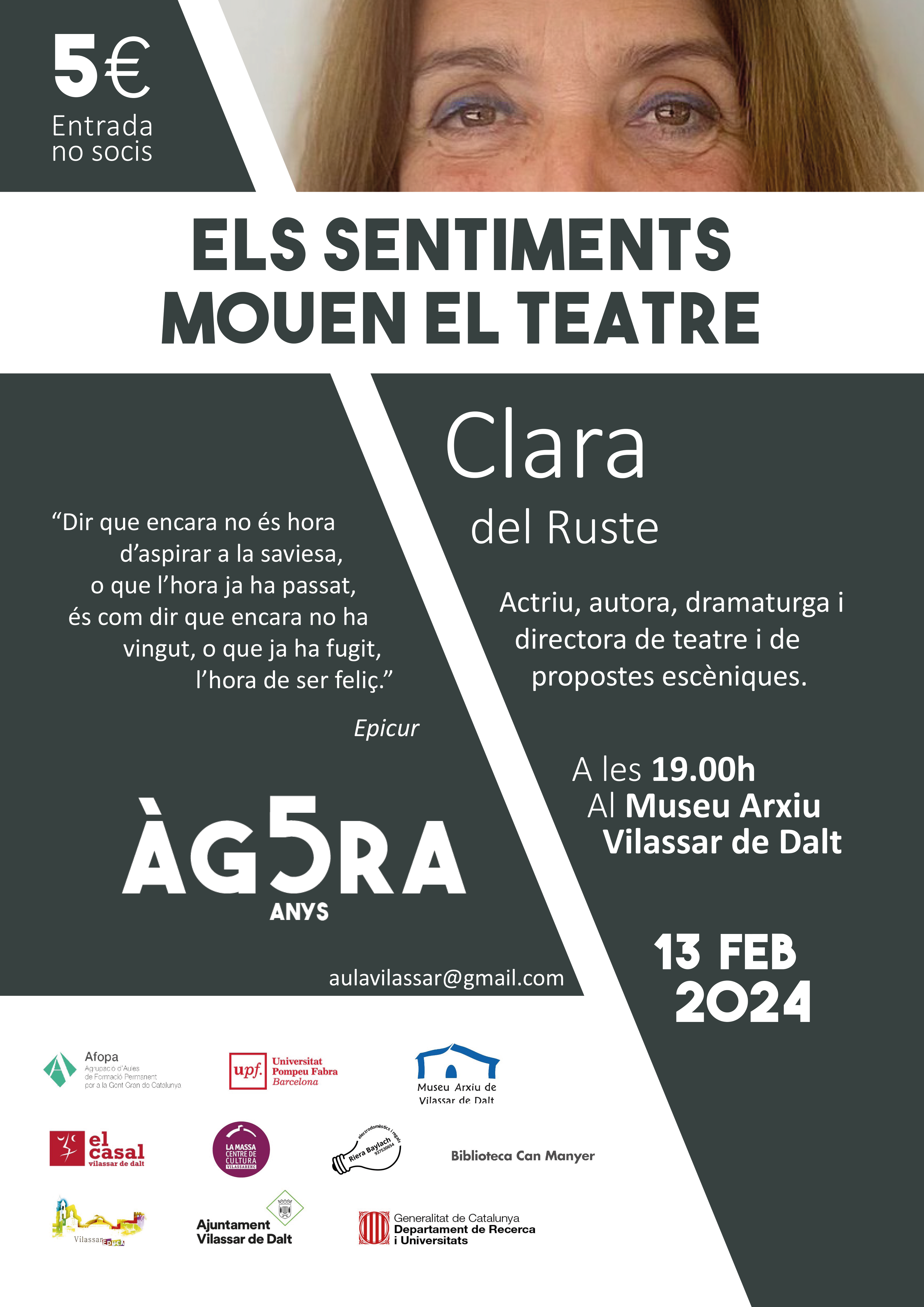 &Agrave;gora Vilassar: Els sentiments mouen el teatre