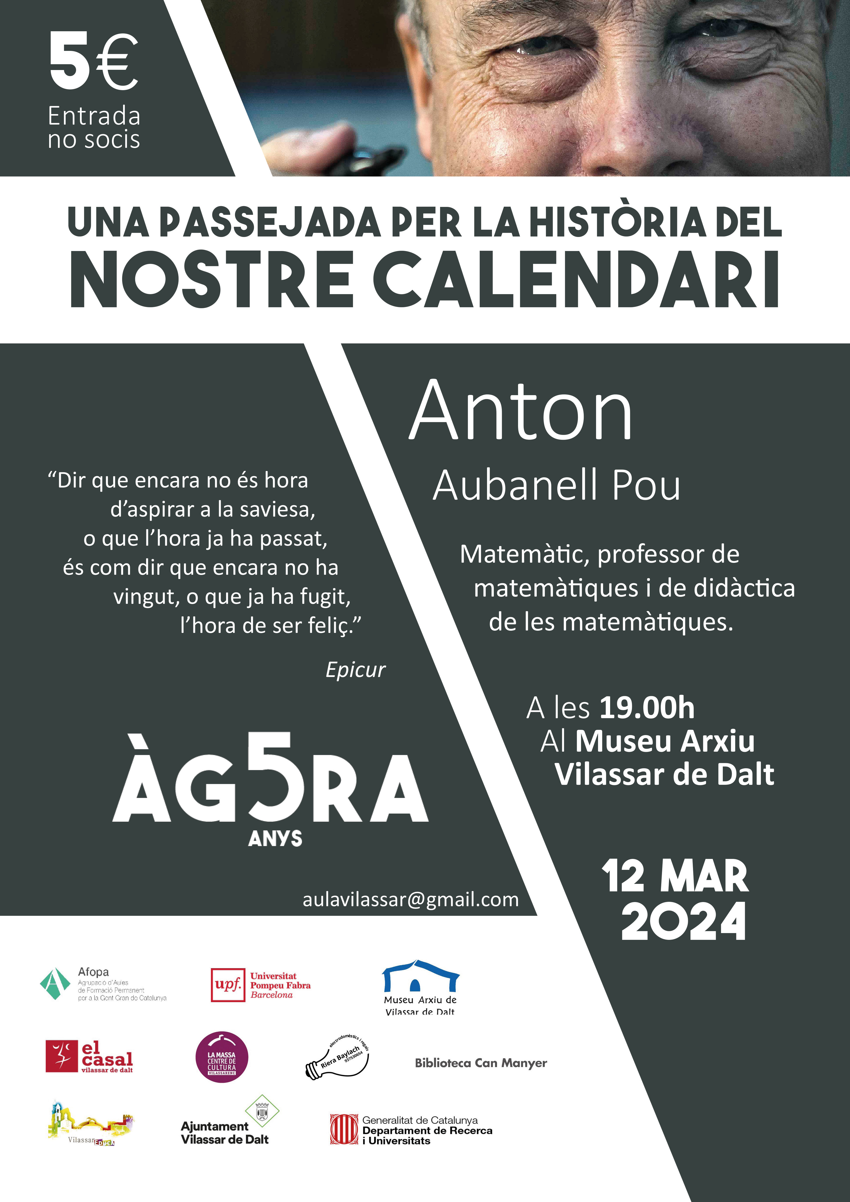 &Agrave;gora Vilassar: Una passejada per la hist&ograve;ria del nostre calendari