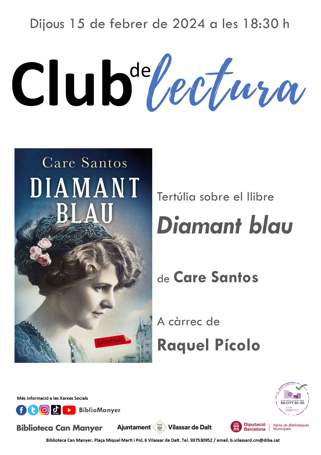Club de lectura: 'Diamant blau'