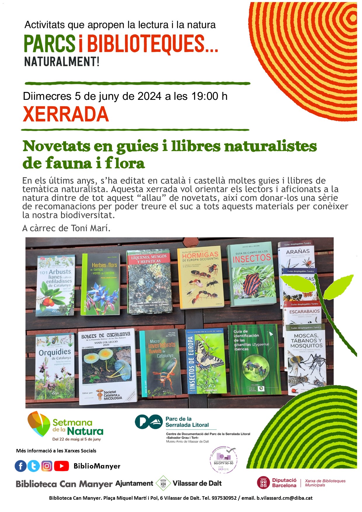 Xerrada 'Novetats en guies i llibres naturalistes de fauna i flora'