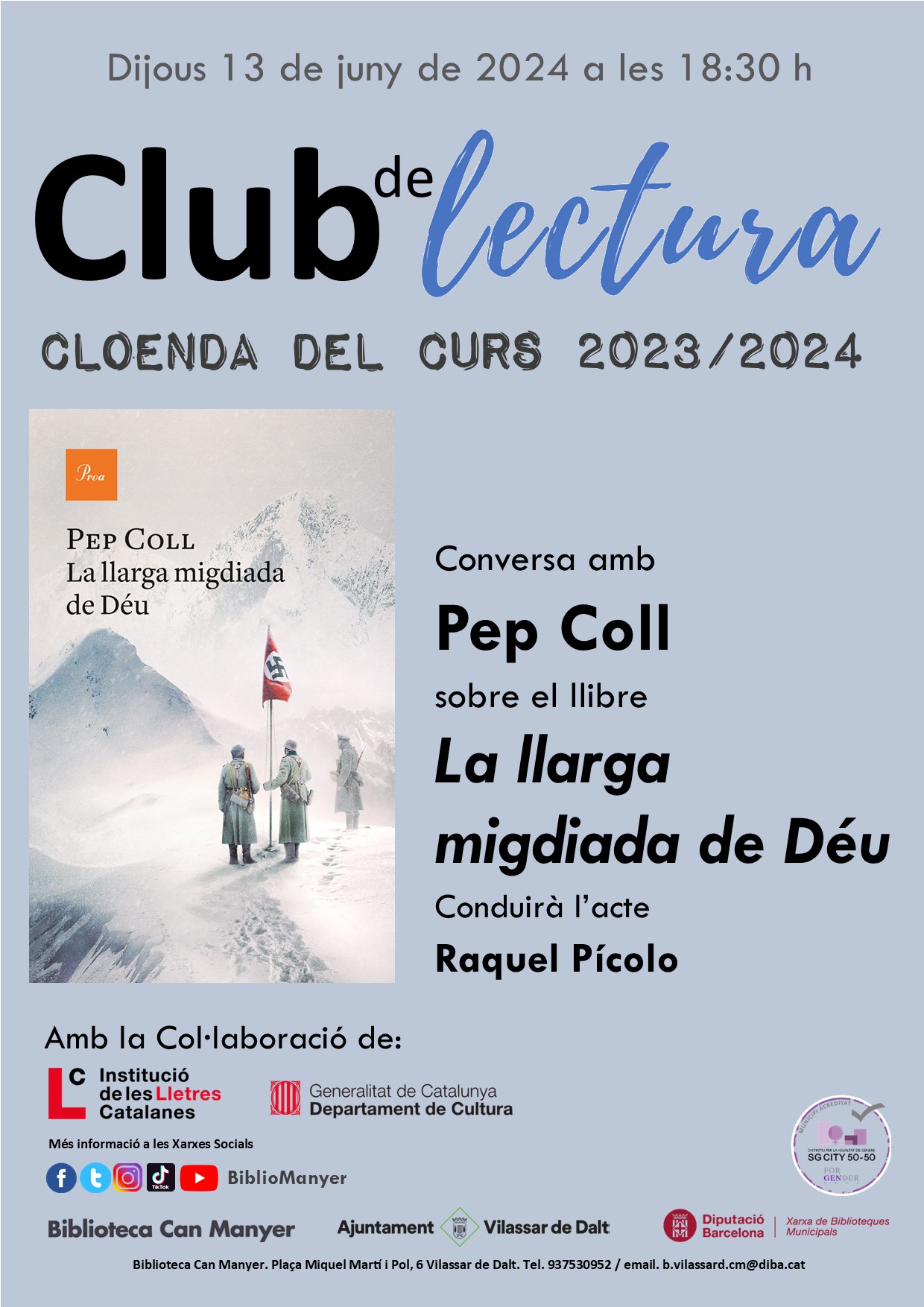Club de lectura. Cloenda del curs
