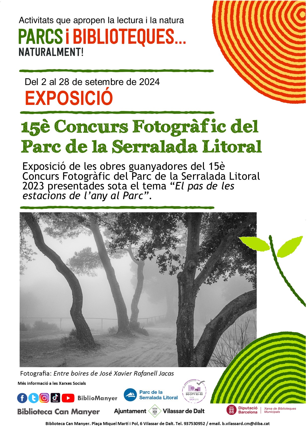 Exposici&oacute; '15&egrave; Concurs fotogr&agrave;fic del Parc Serralada Litoral'