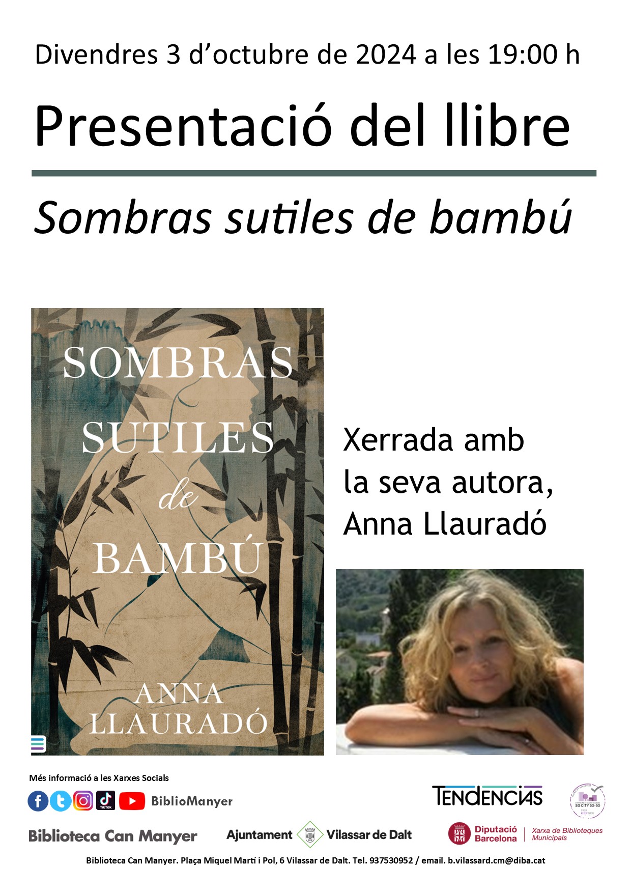 Presentaci&oacute; del llibre 'Sombras sutiles de bamb&uacute;'