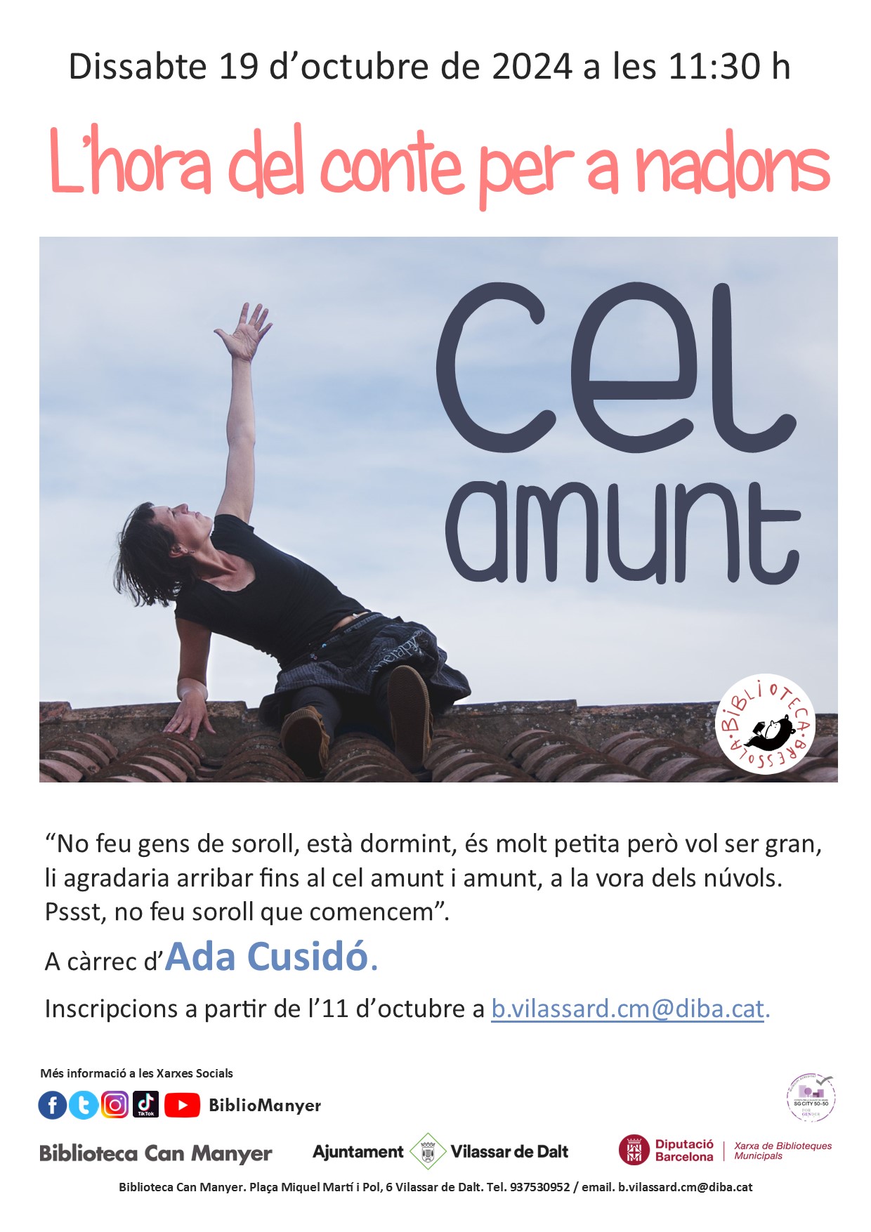 Hora del conte per a nadons. 'Cel amunt'