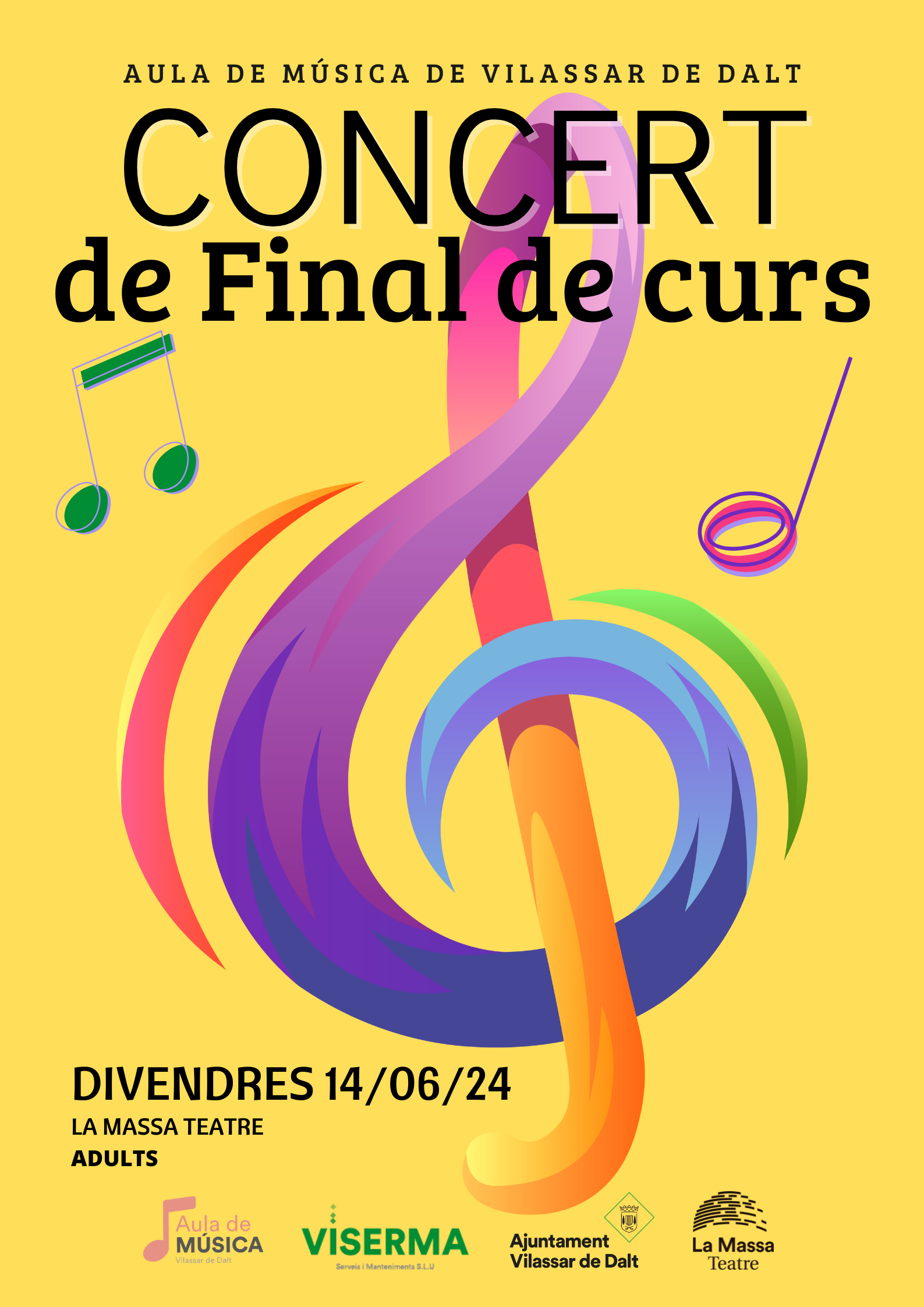 Concert de final de curs de l'Aula de m&uacute;sica. Adults