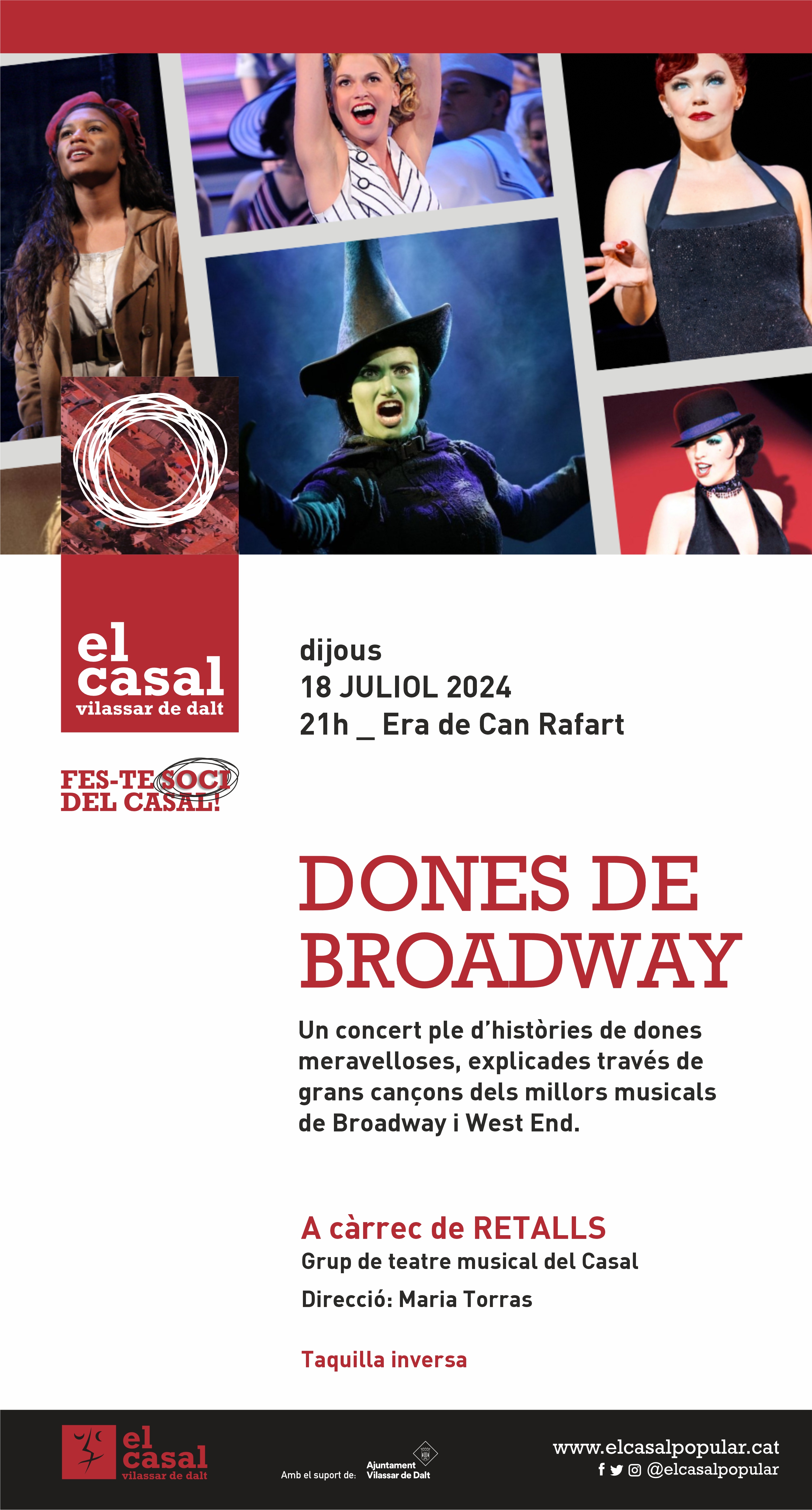 Vetlles d'estiu. Concert 'Dones de Boradway'